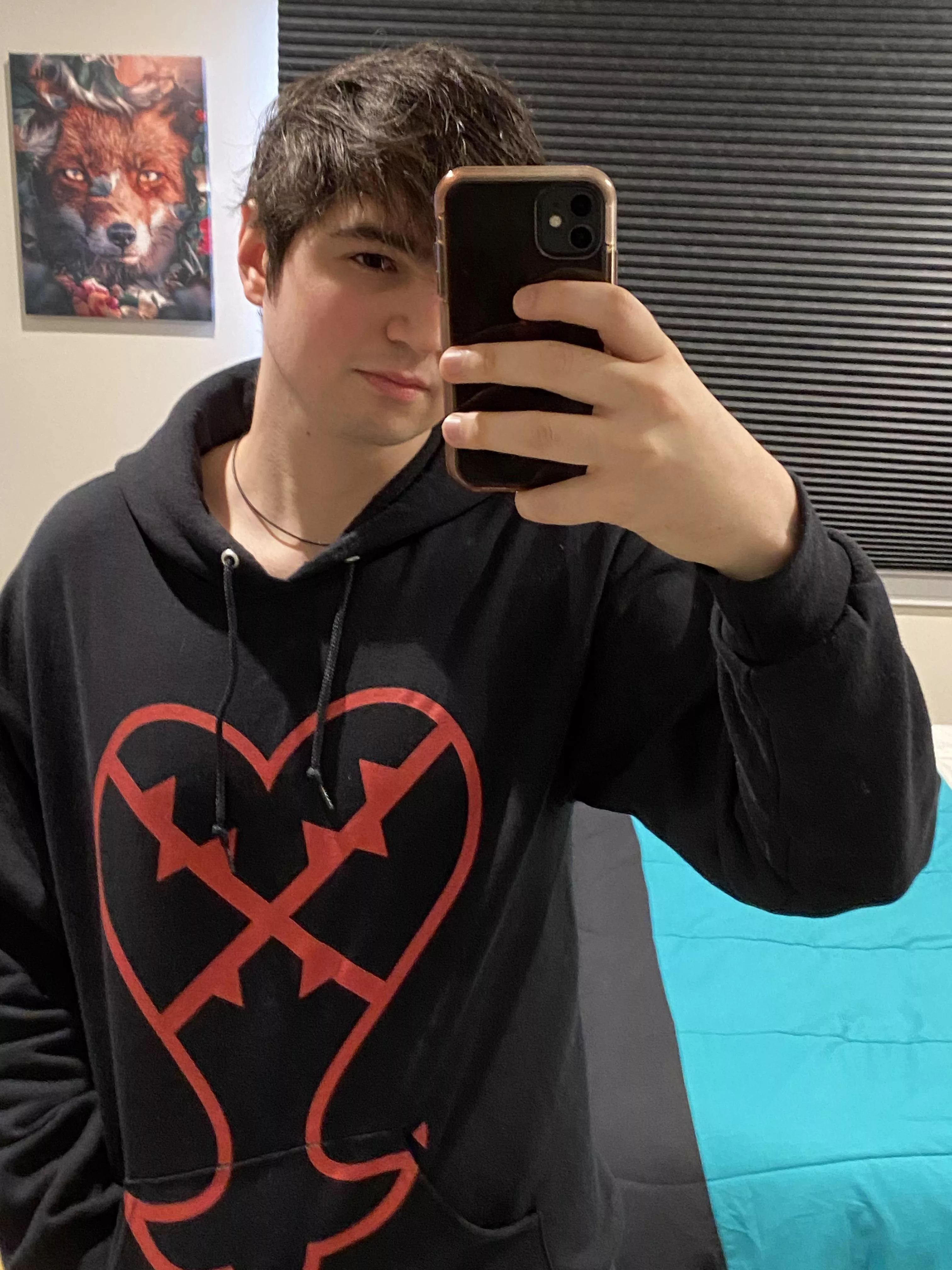 Kingdom hearts hoodie. Comfy lol. Hope everyoneâ€™s having a Covid free week! posted by Here4Fun444