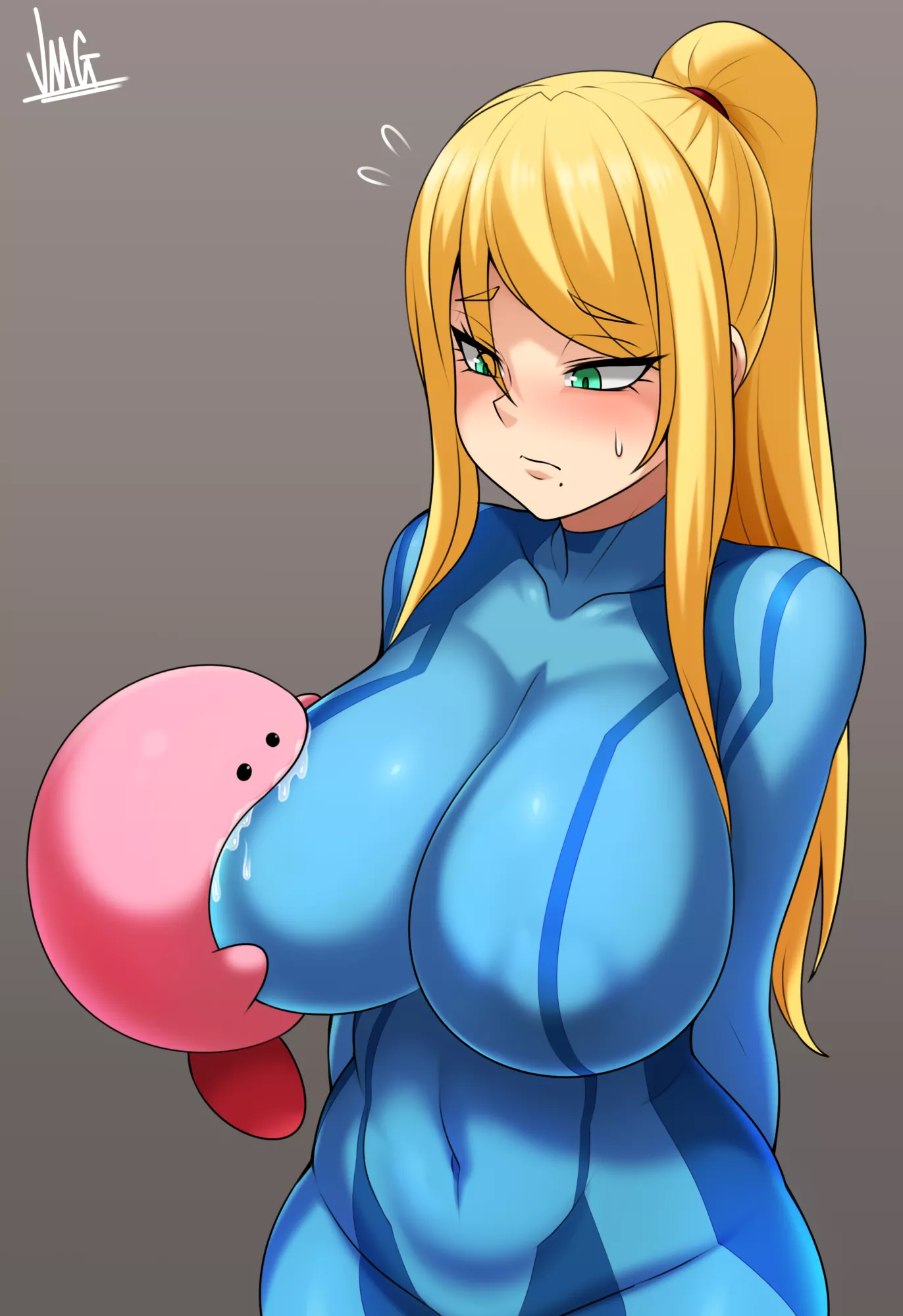 Kirby Vs Zero Suit Samus (JMG) [Super Smash Bros] posted by sequence_string