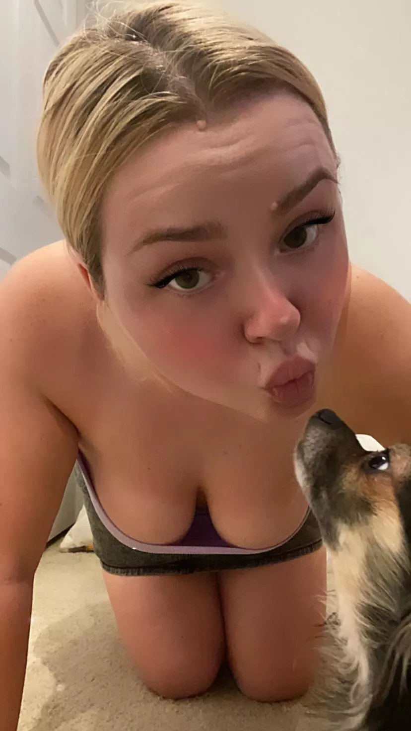 Kisses for this good boy! posted by Zoeskydiamonds