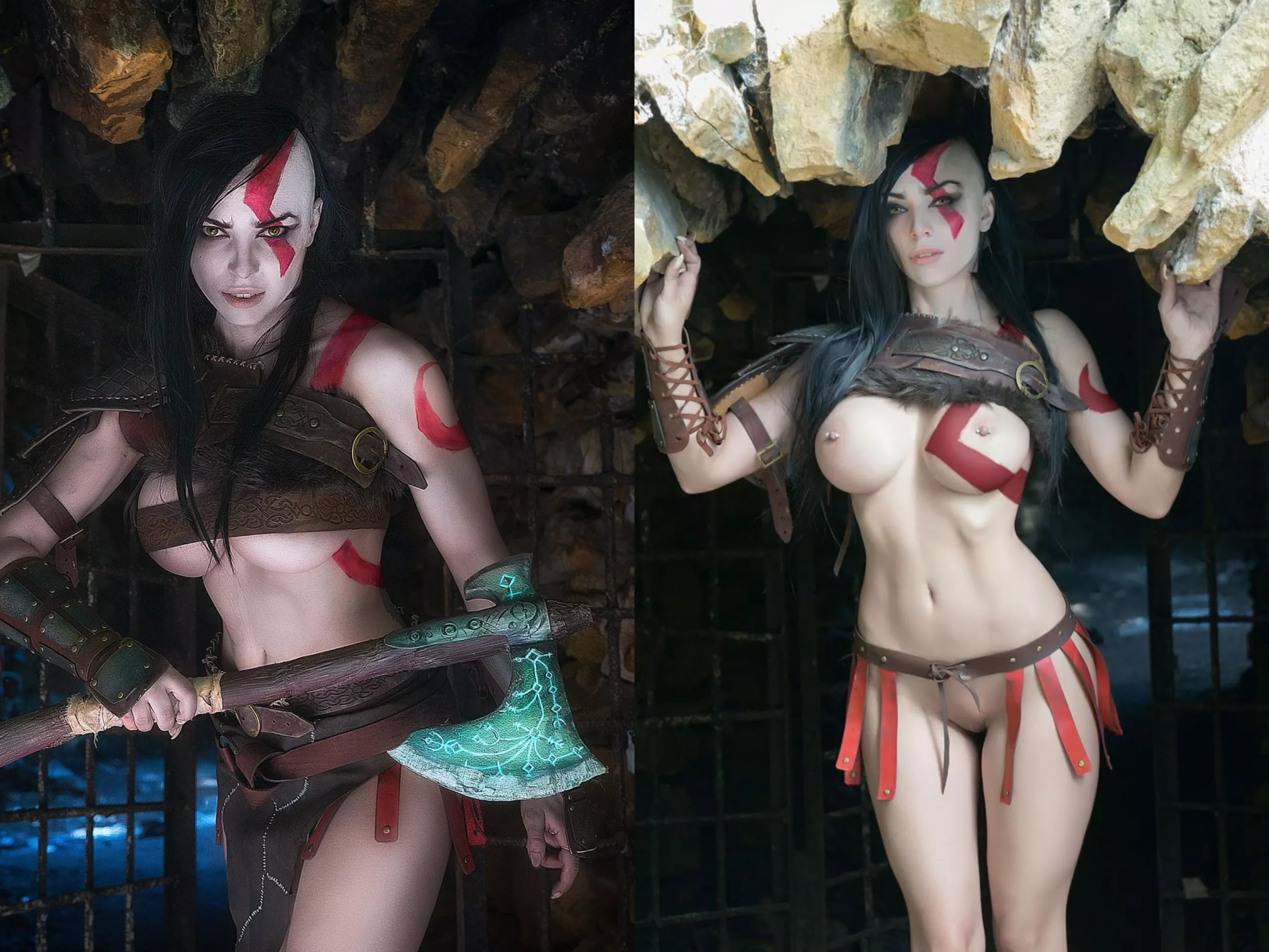 Kratos genderbend On/Off by Octokuro posted by [deleted]