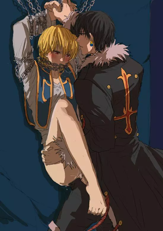 kurapika x chrollo [hunter x hunter] posted by imjustsittin