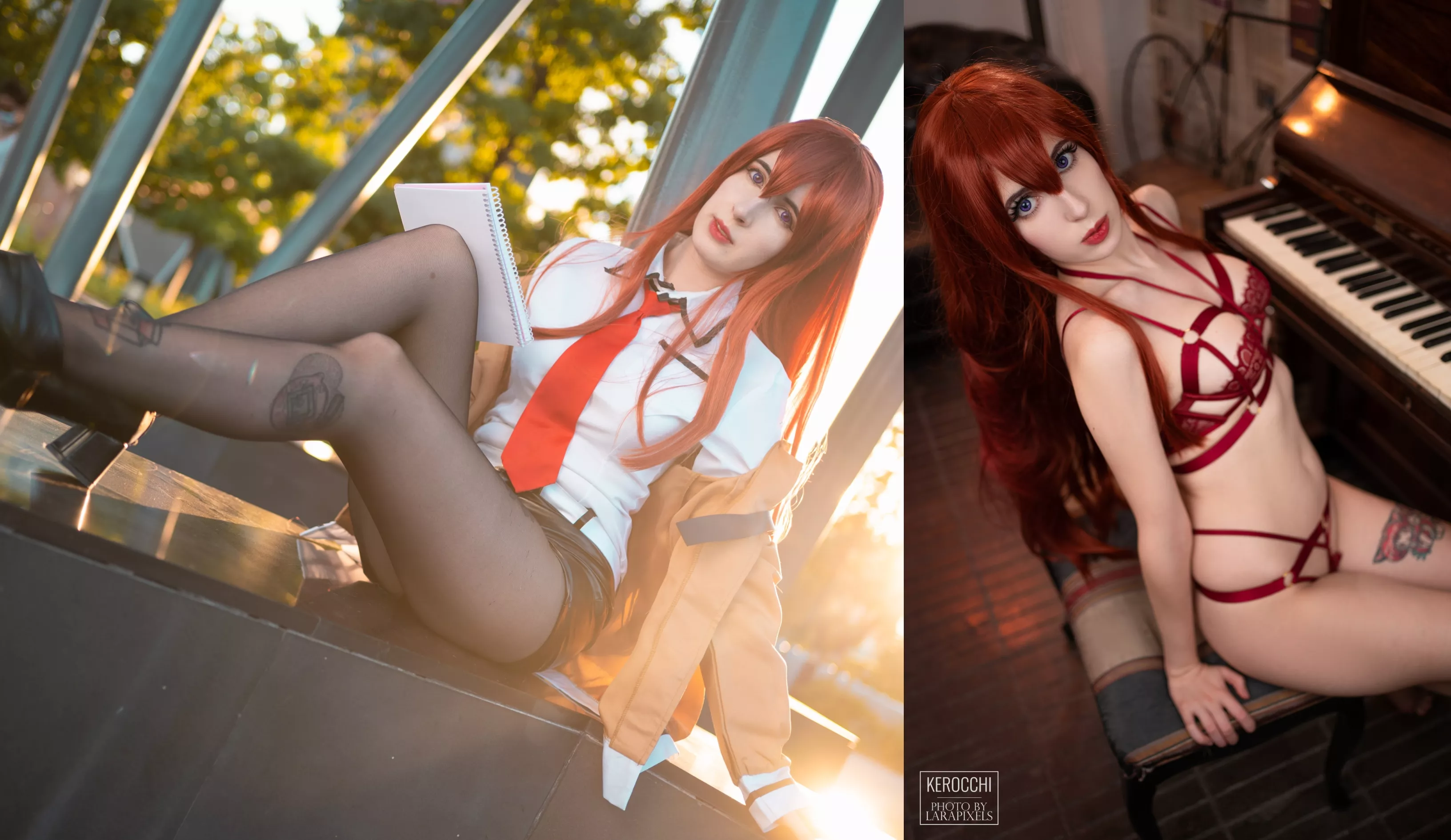 Kurisu Makise on/off from Steins Gate by Kerocchi posted by kerocchi