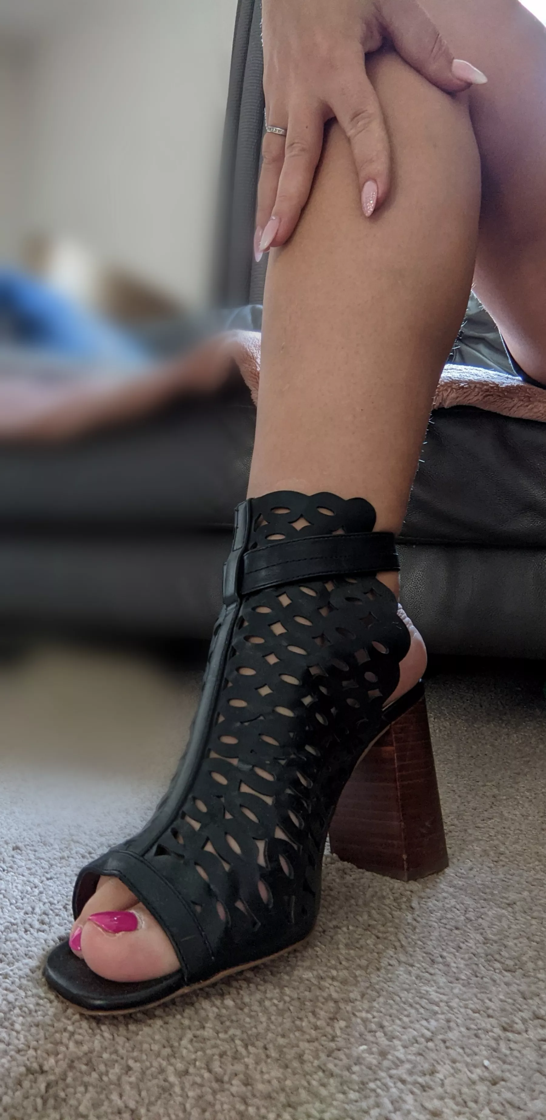 Laced block heels posted by iwantaria