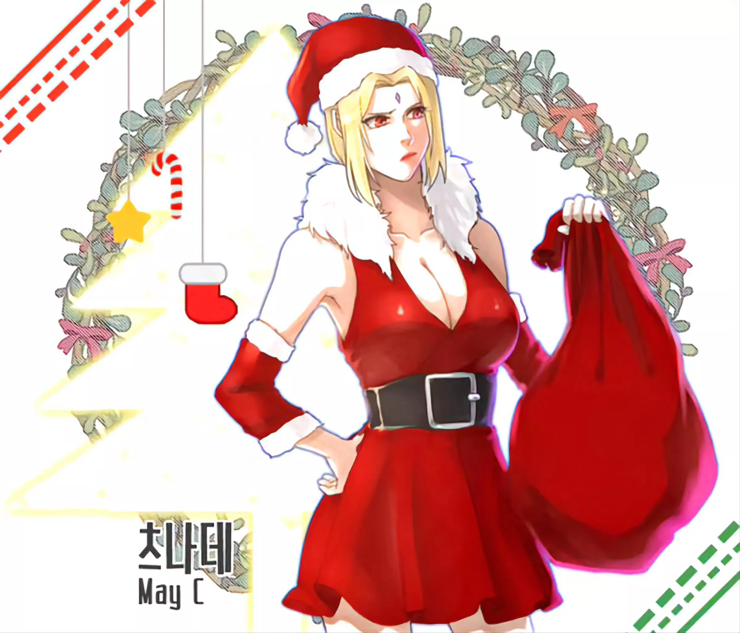 Lady Tsunade During Christmas 🎄🎁❄ posted by lady_tsunade_fan3