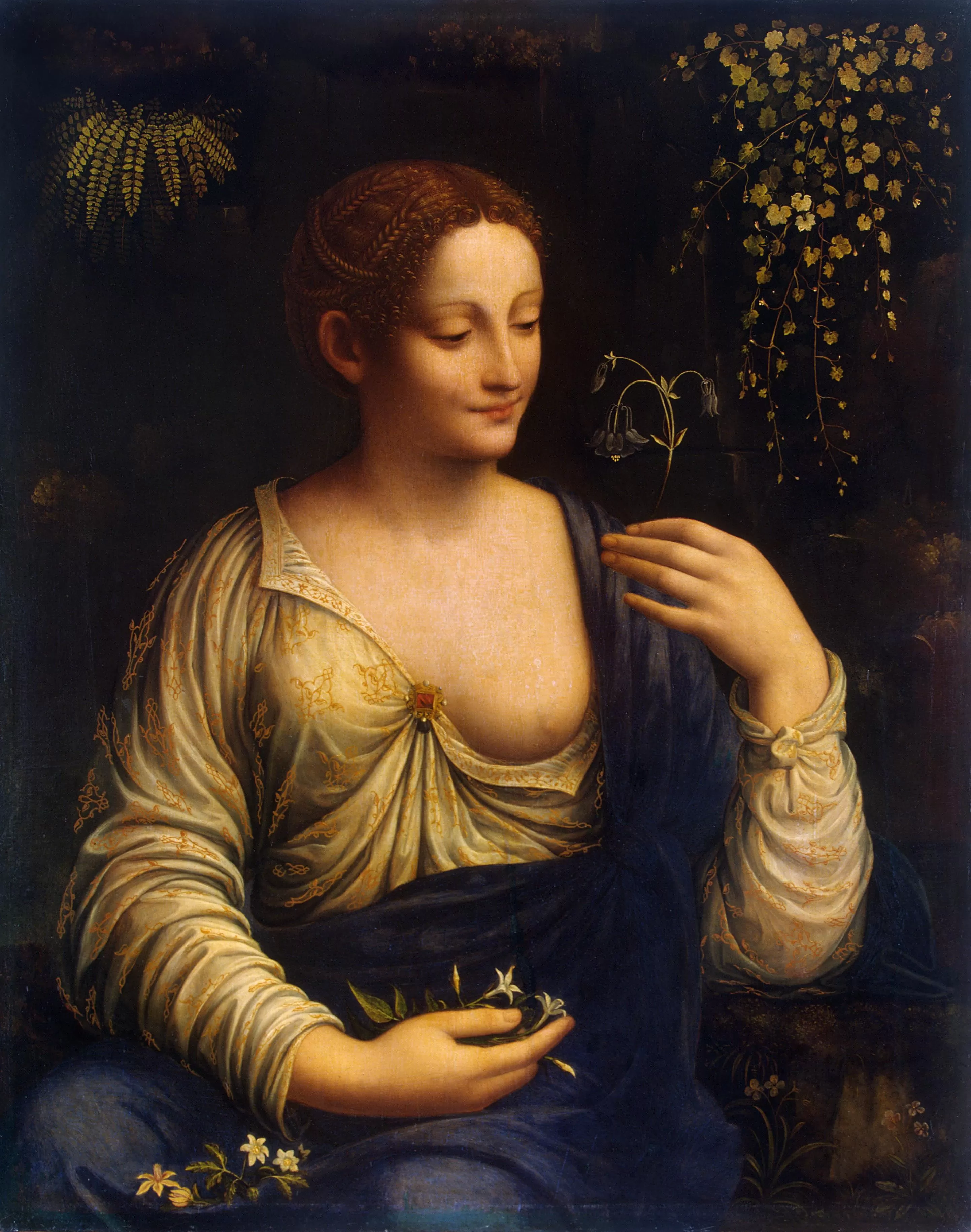 Lady with one breast exposed, circa 1510 . posted by Sir_Lord_B