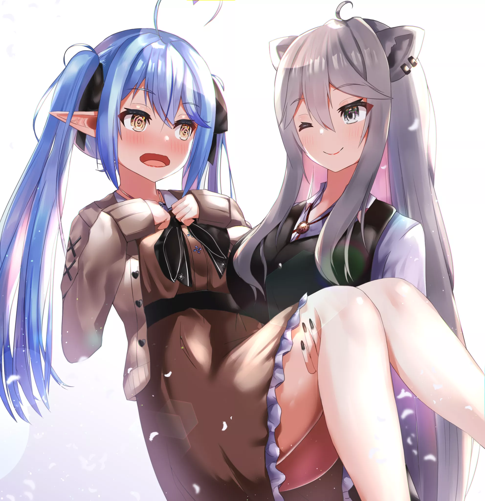 Lamy x Botan [Hololive] posted by N1kAdm1n