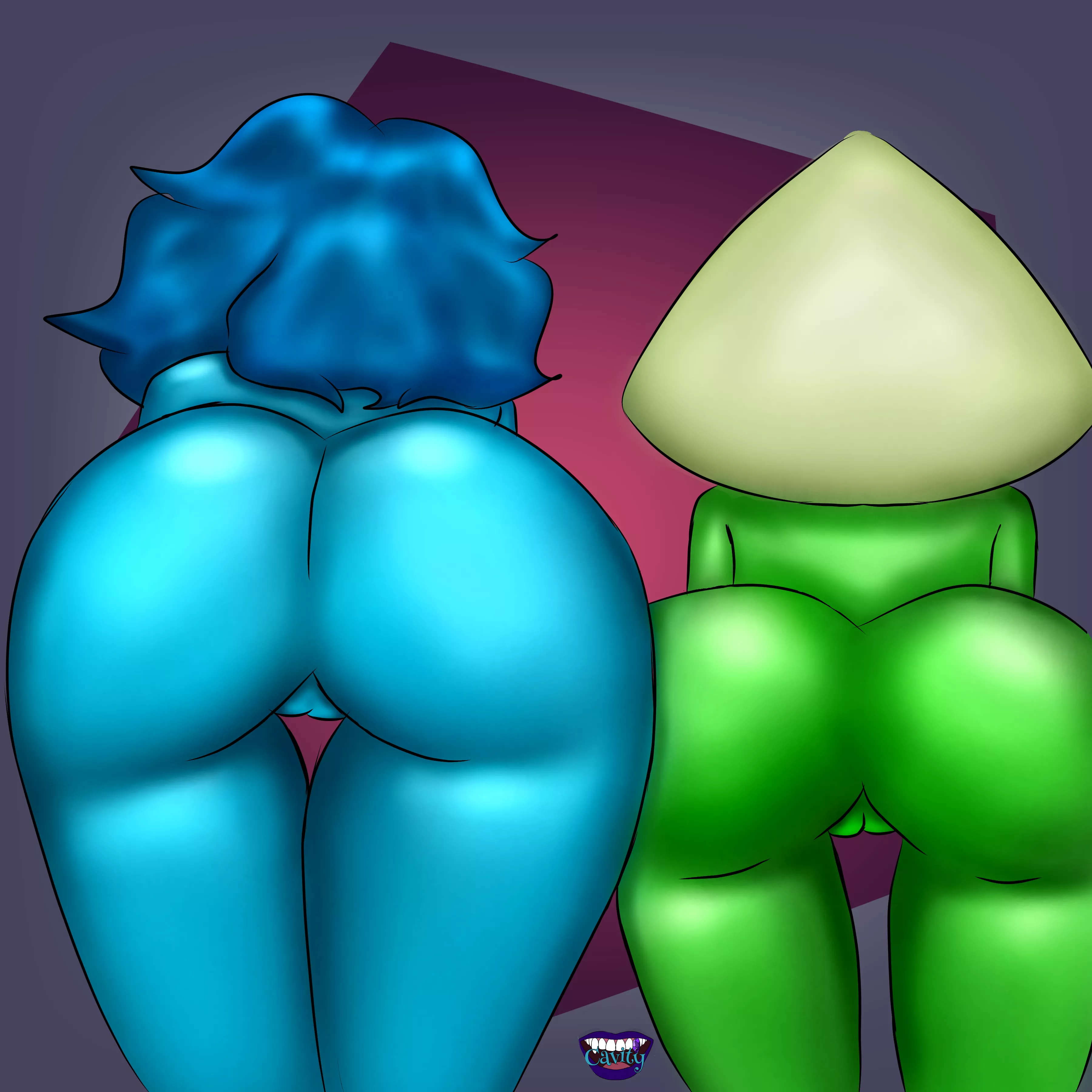 Lapis and peridot have squish thighs posted by clover6669