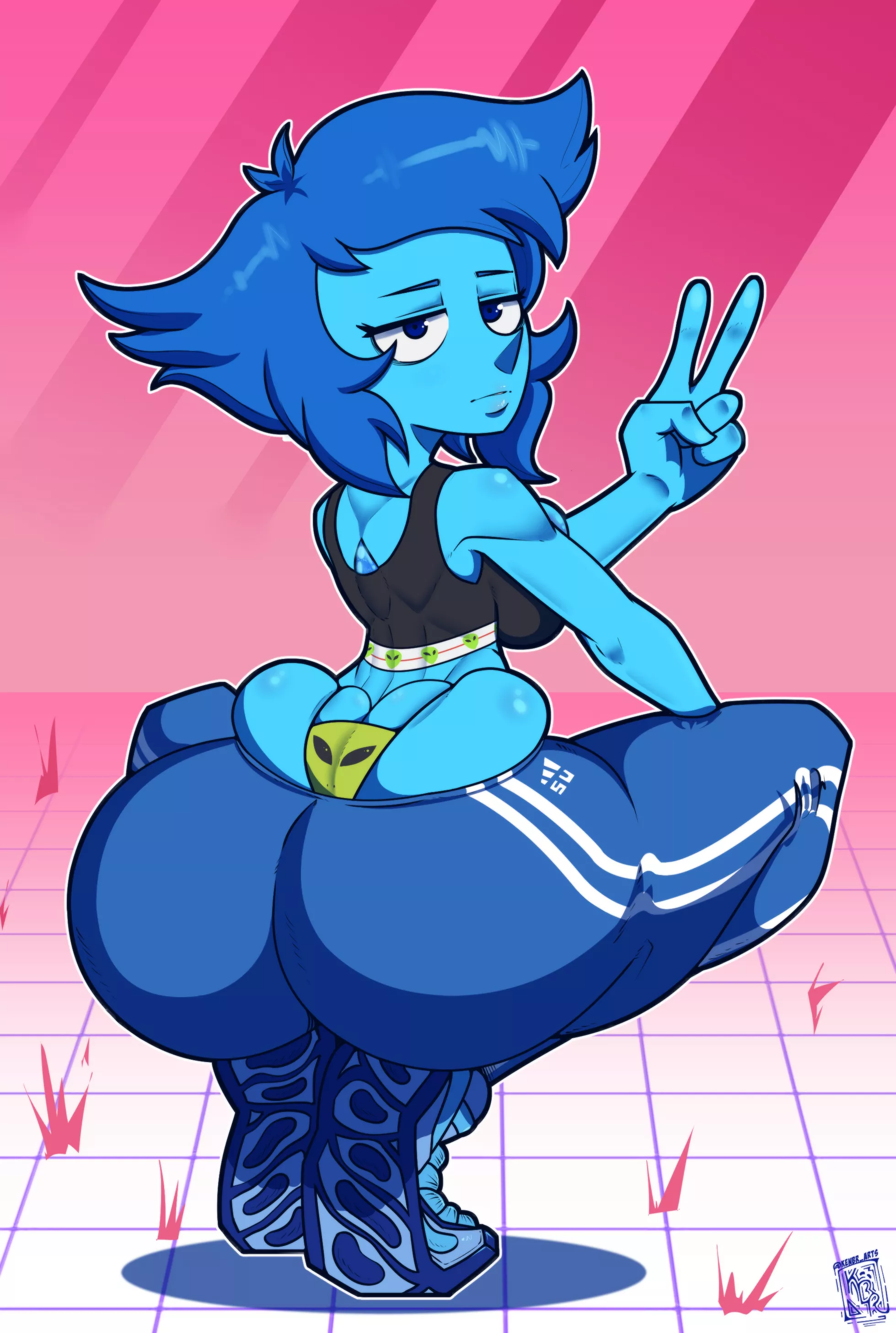 Lapis has a huge ass! (KeniBR) [Steven Universe] posted by FaTHoLeZ