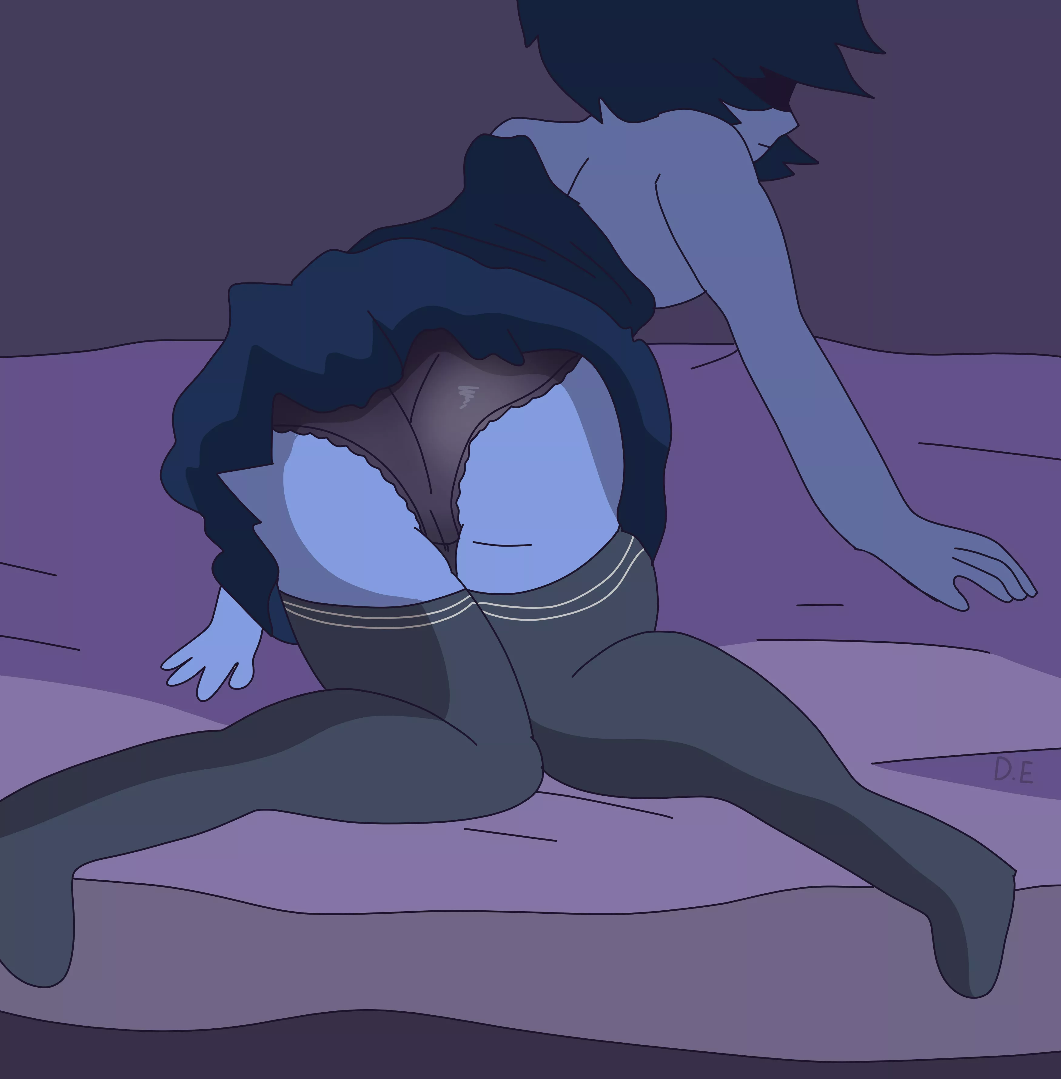 Lapis porn, but it's just her butt posted by Drawinecchi