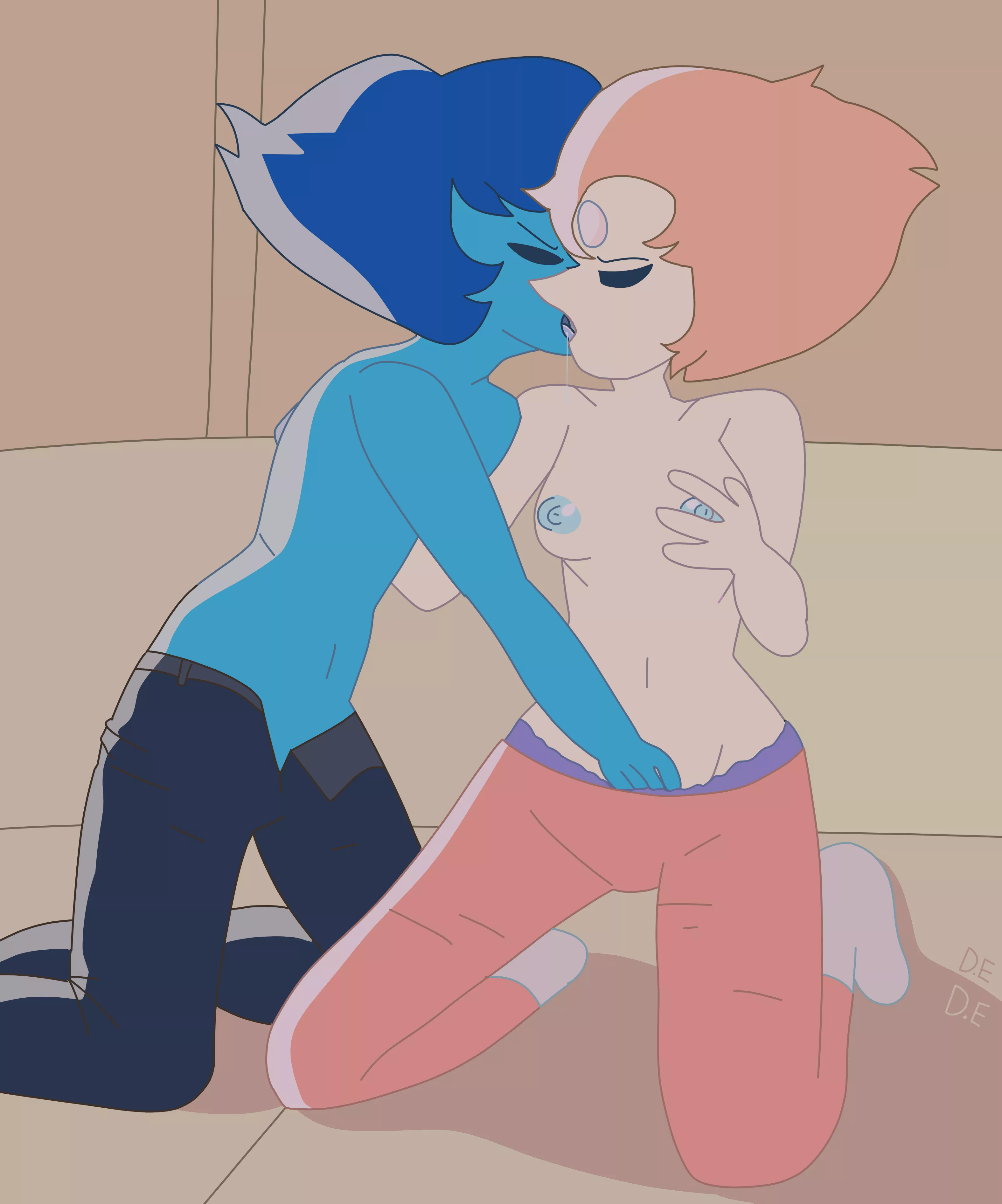 Lapis x pearl stuff again. Last one of these two for awhile though (thank you all for the support lately) posted by Drawinecchi