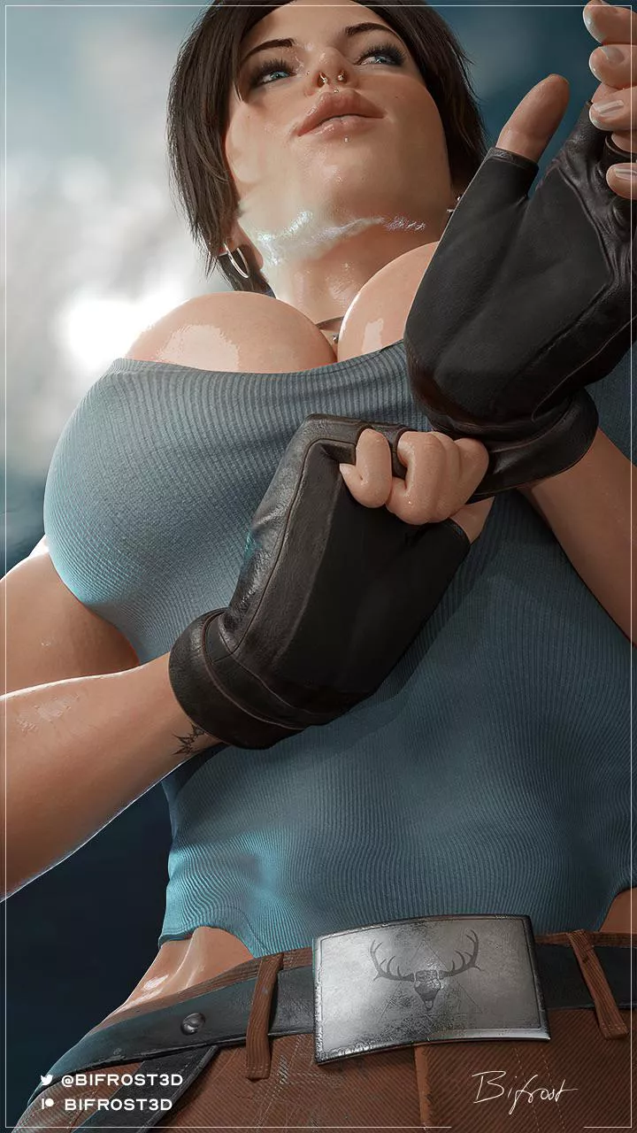 Lara and her huge tits (bitfrost3d) posted by post-ironic-irony