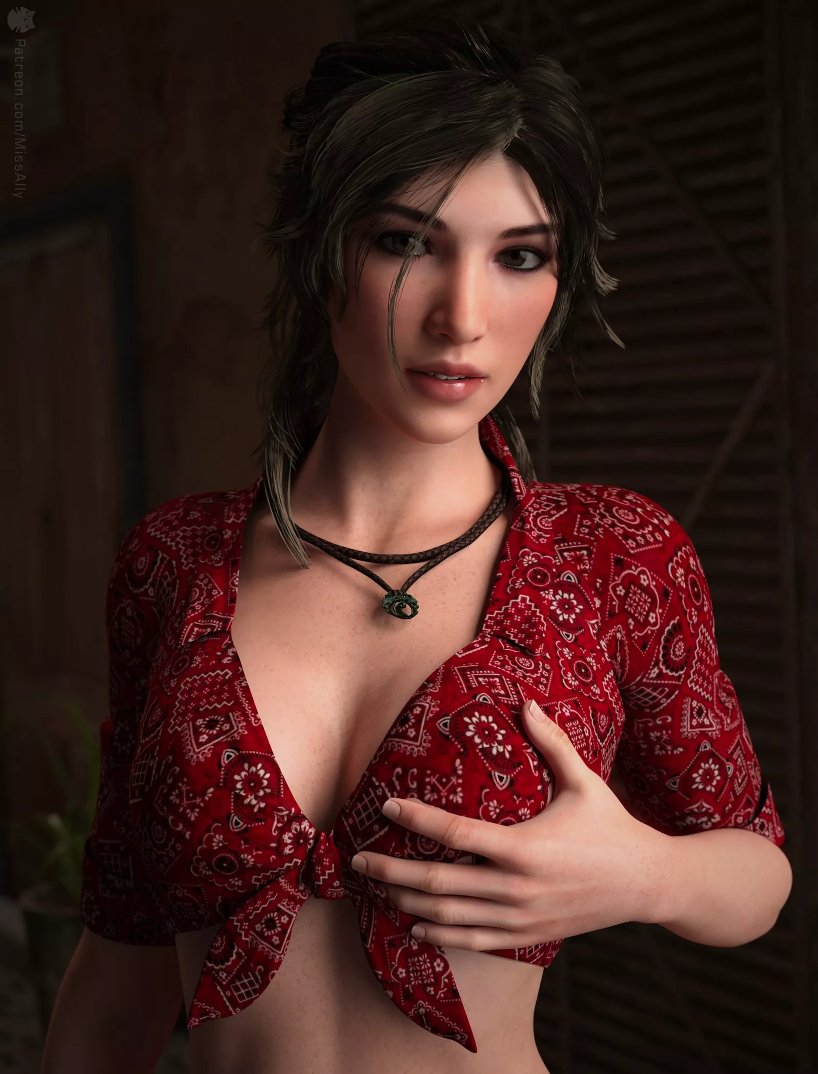 Lara boob grab (MissAlly) posted by protoshujin