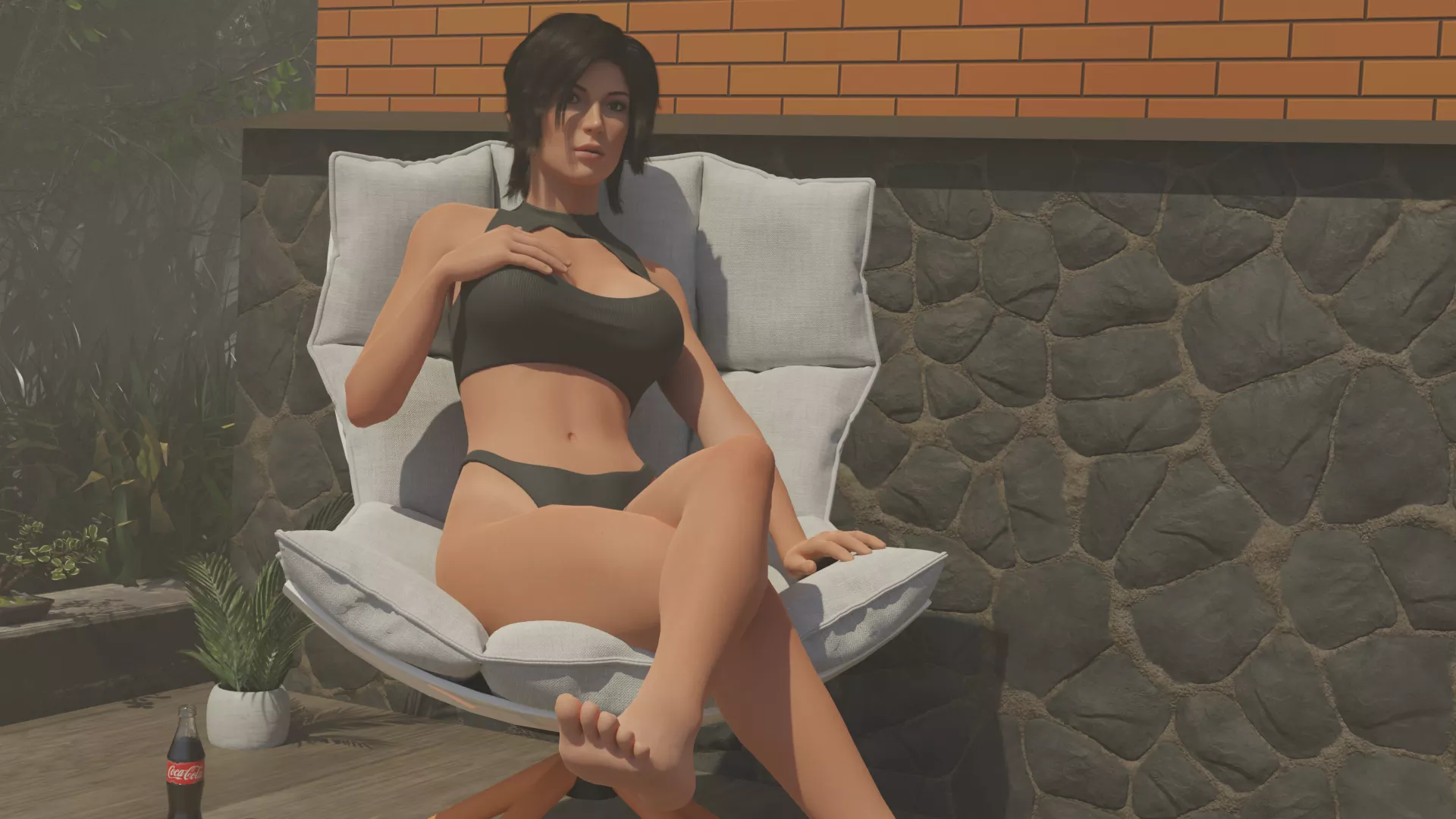 Lara chilling.Show ass in my twitter (CTRL-V3D) posted by Sherbet_Opposite