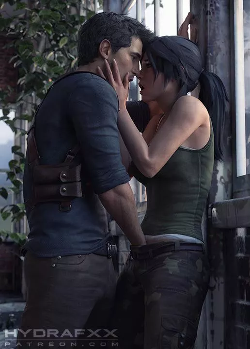 Lara Croft & Nathan Drake [Tomb Raider & Uncharted] (Hydrafxx) posted by The_Captain_Deadpool