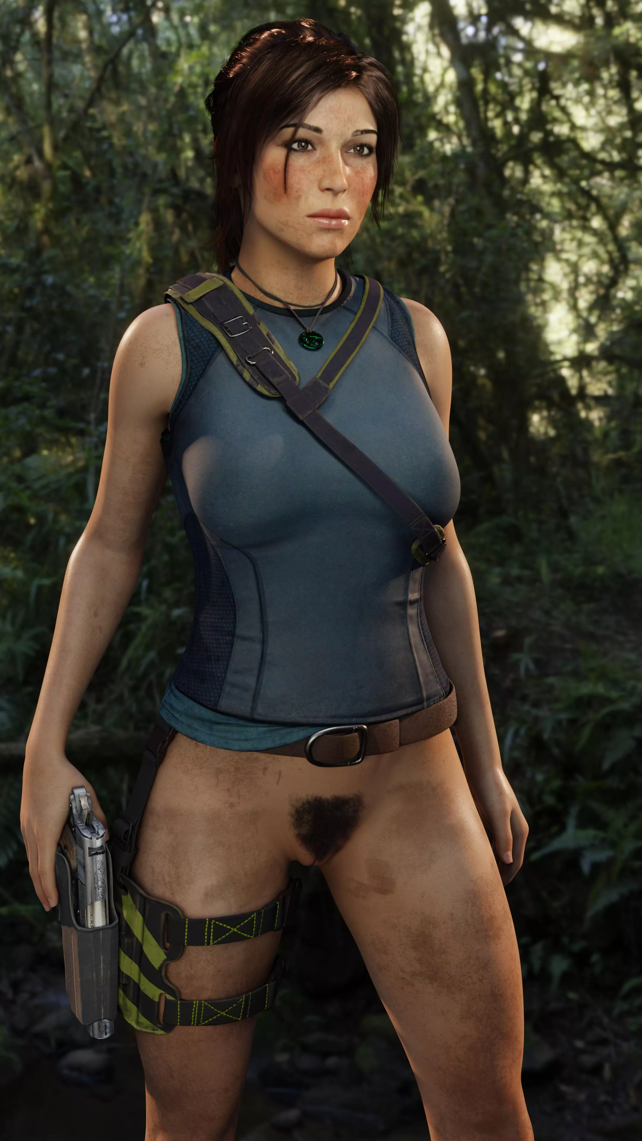 Lara in the jungle (JayArt2400) posted by Kuro-Oji