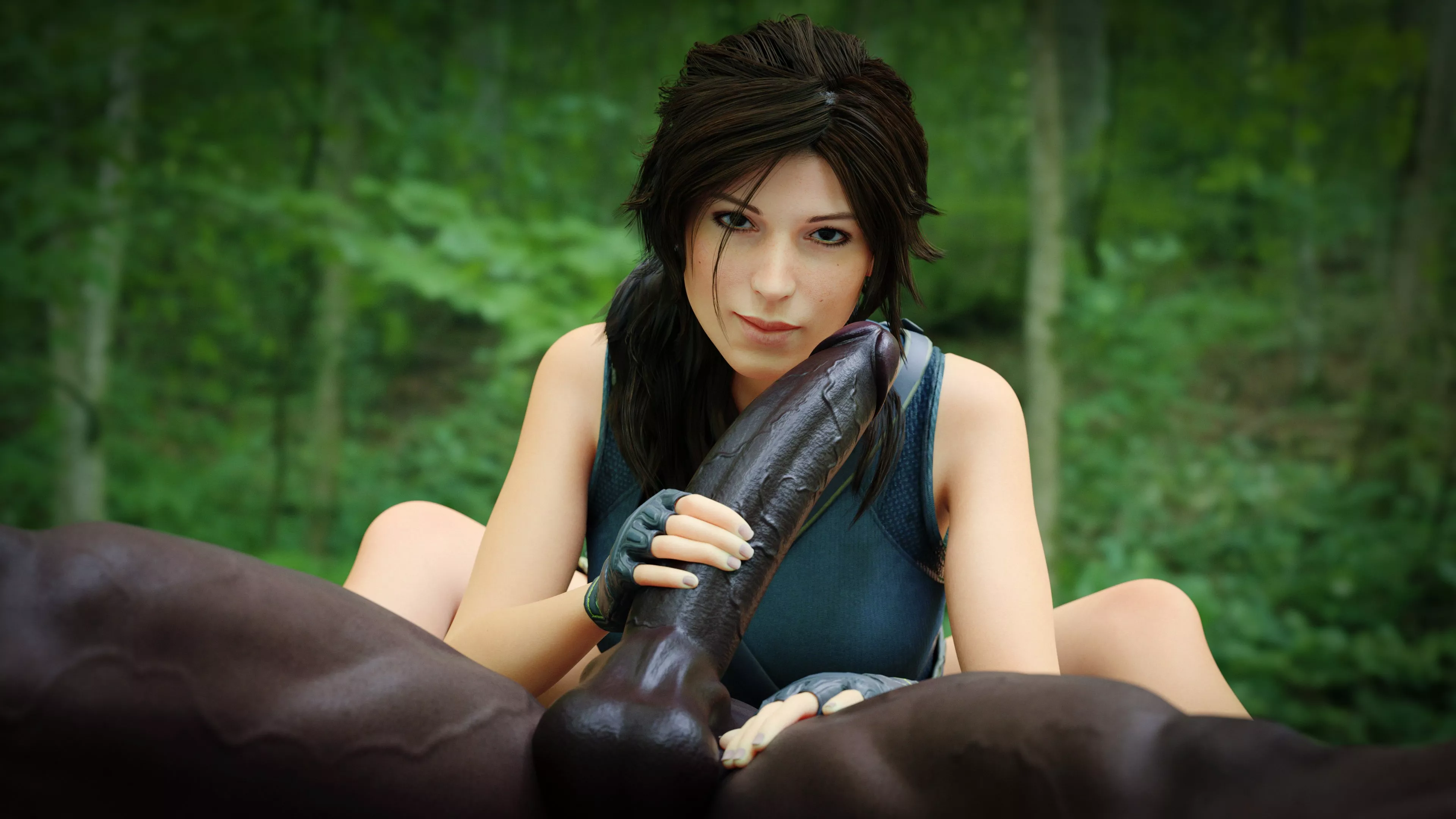 Lara in the jungle (Steps3D) posted by EroExarch