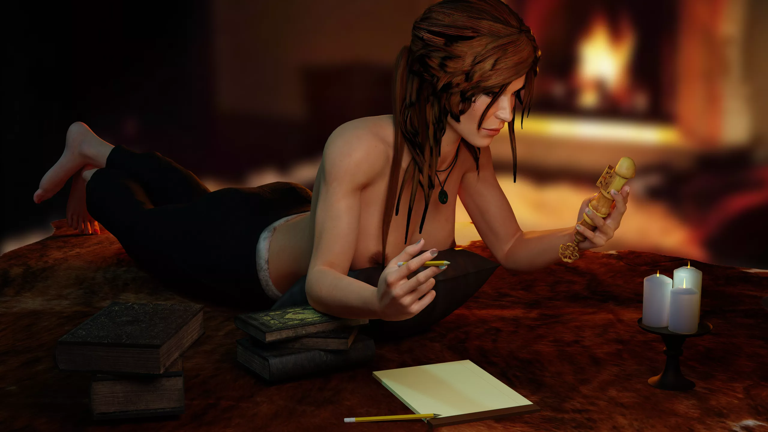 Lara investigates an oddly shaped artifact, where should it go? posted by TyDaleAC