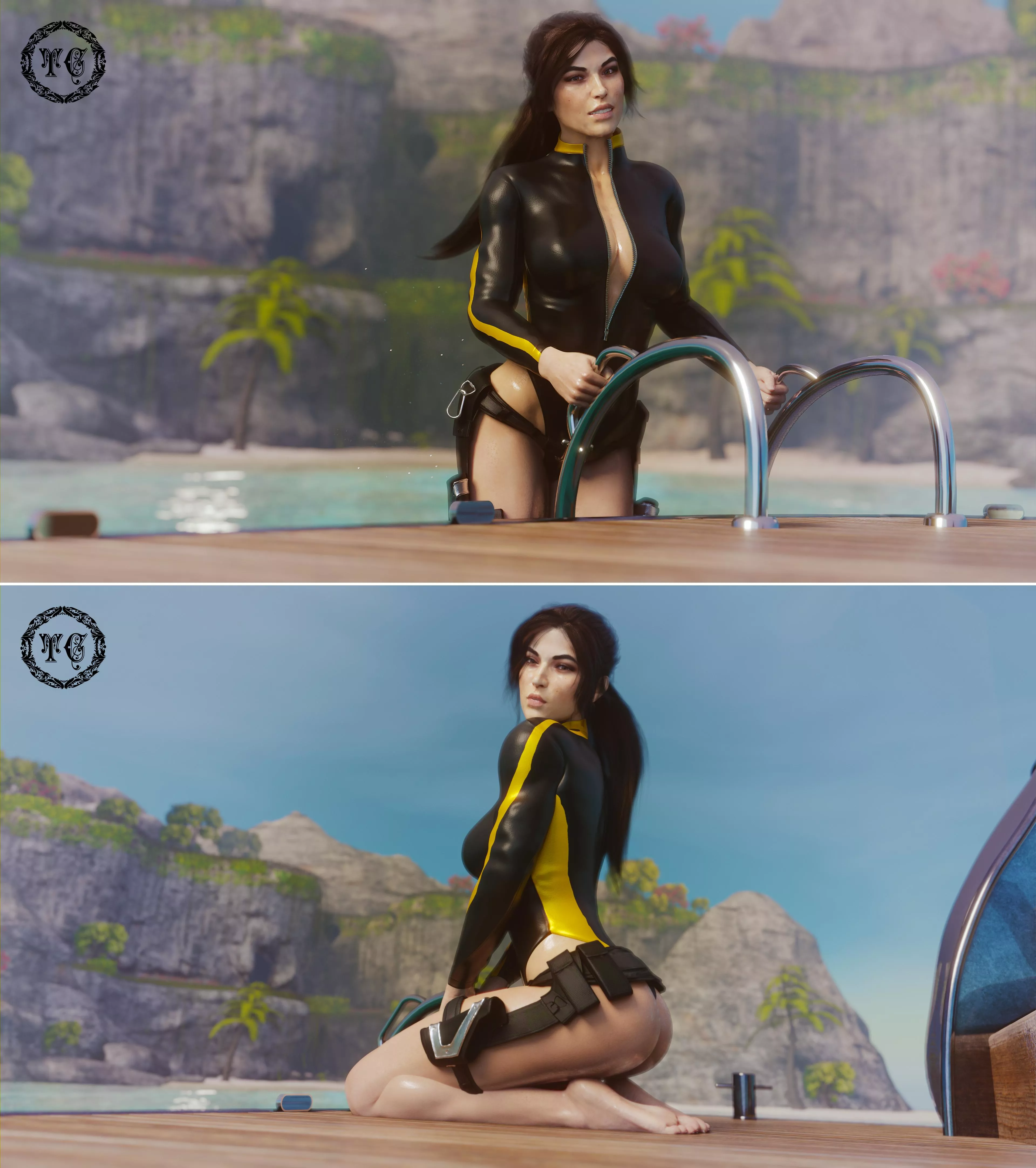 Lara - The Wetsuit (Th3Celtic) posted by protoshujin