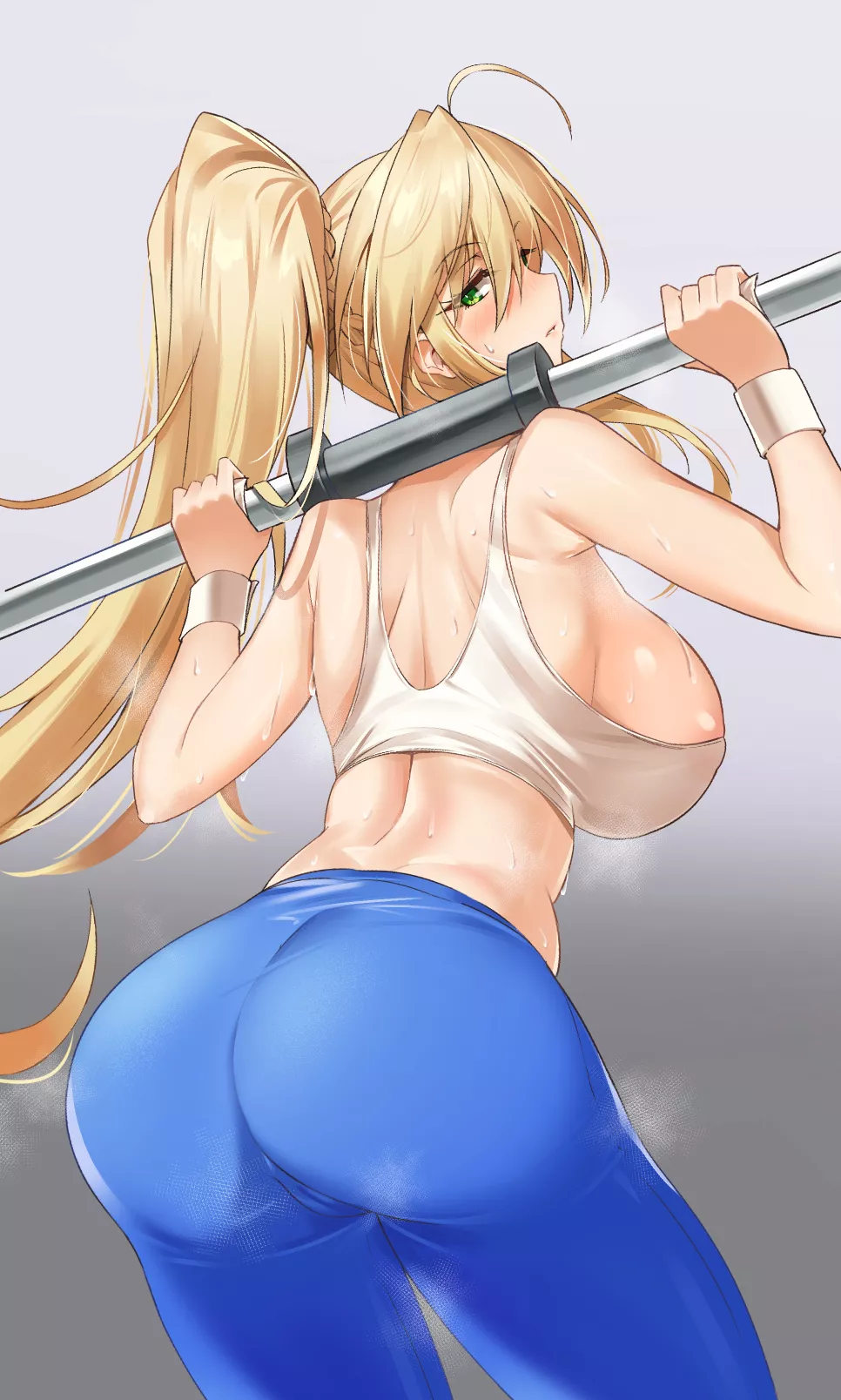 Larturia doing Squats posted by CheetahSperm18