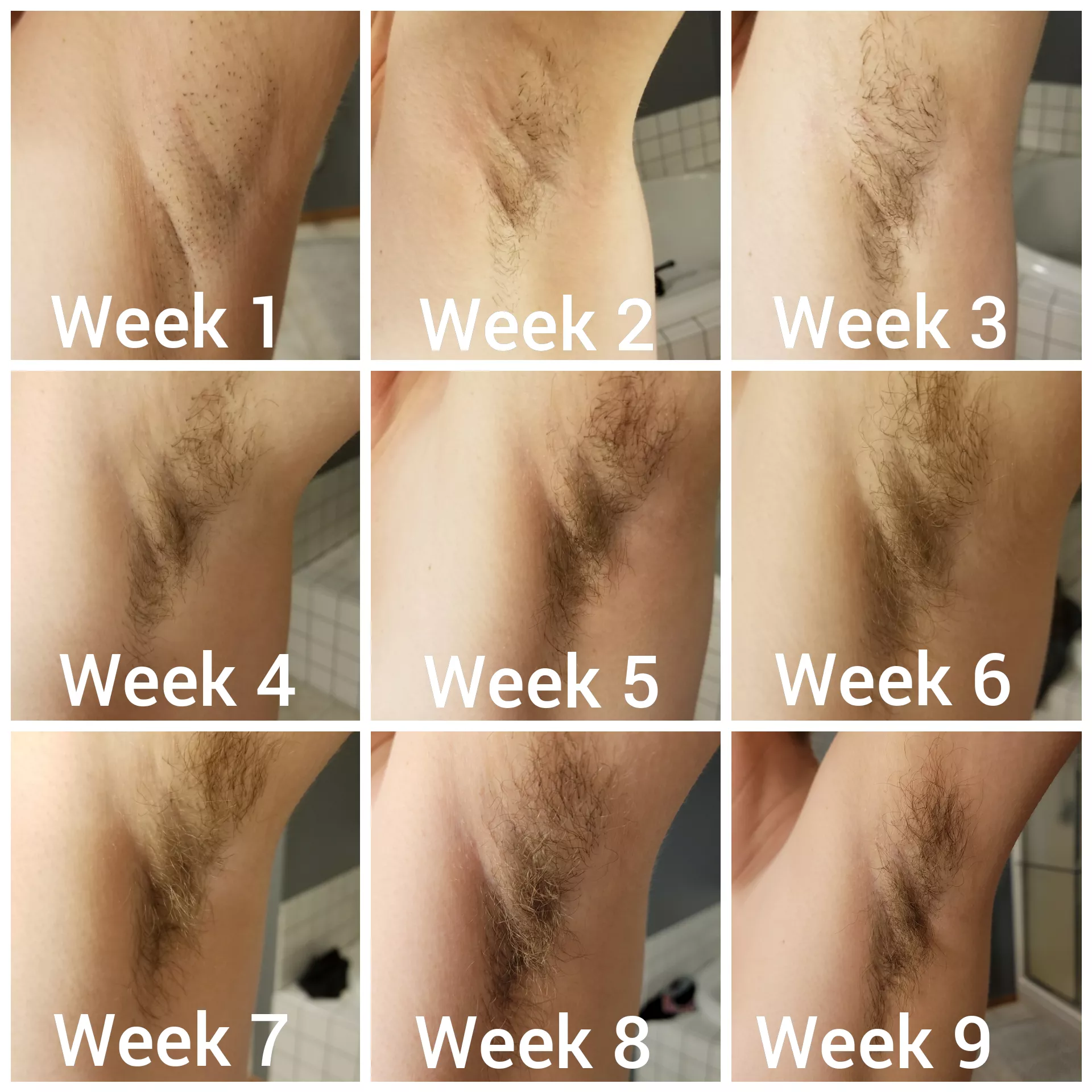 Last year, I took weekly pictures of my wife's progress. She grows them out every winter because she knows I love it! Wish she would do it permanently. posted by Echo-Bravo6