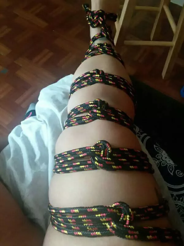 Learning leg ties 😉😉 posted by Princesscarla710