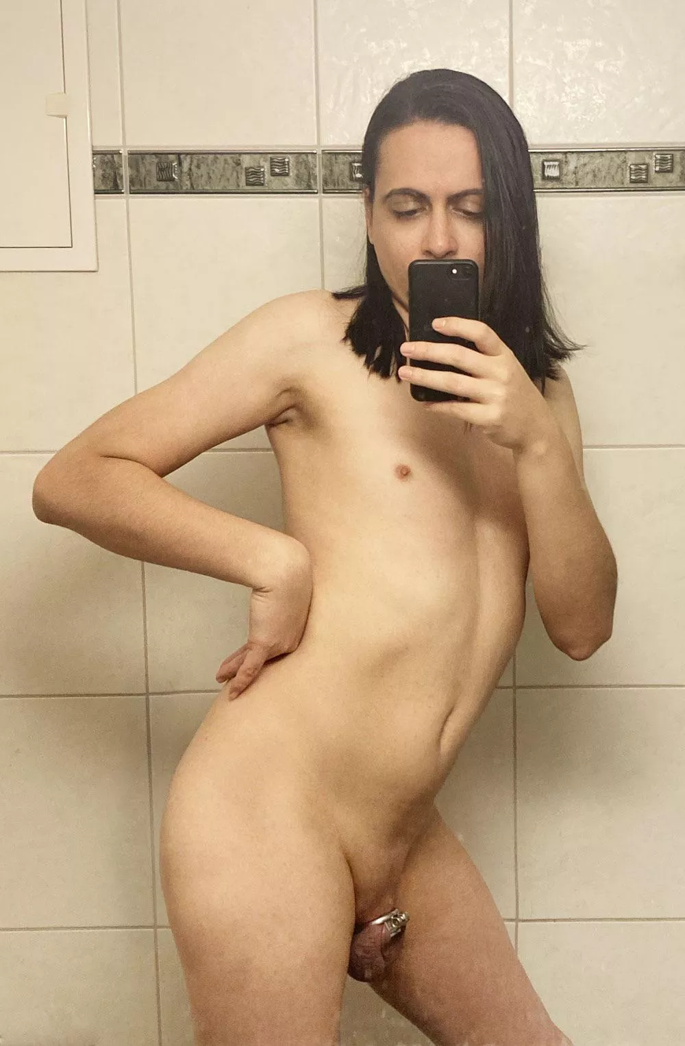 Learning to look feminine even when completely naked. Did I do a good job? posted by JennaChaste