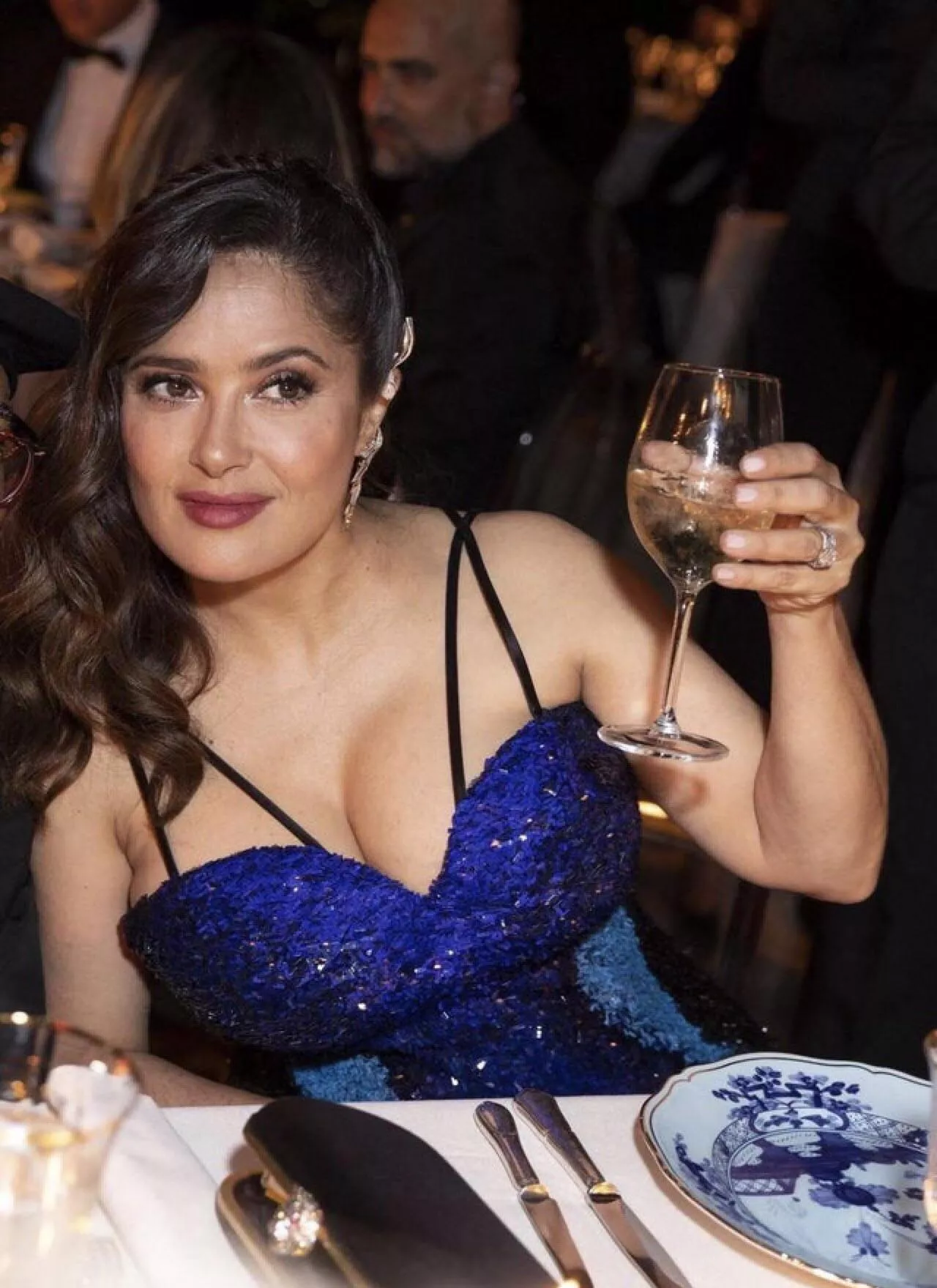 Lets toast to our birthdays today. The love of my life Salma Hayek posted by alruma3