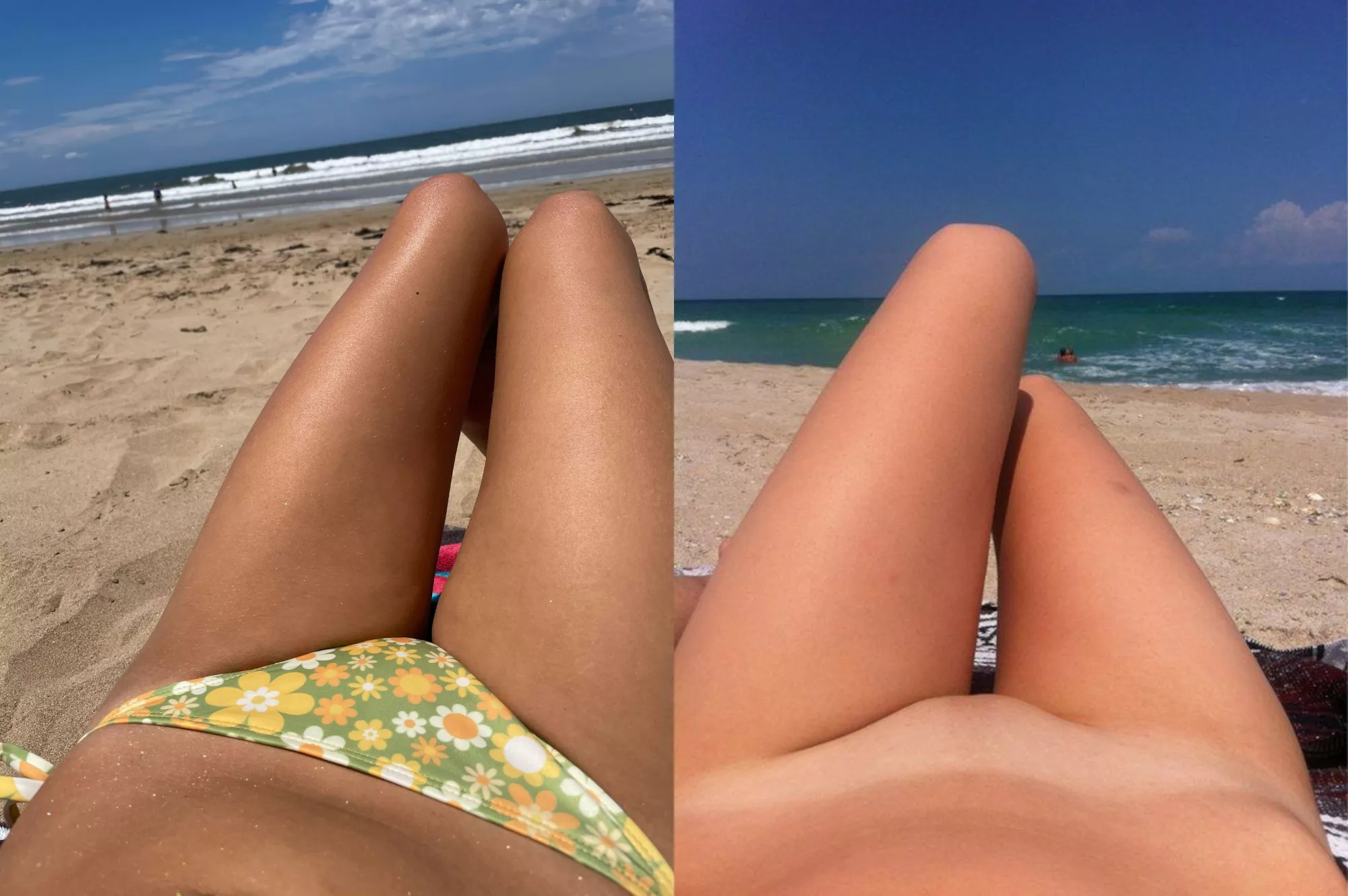 Letting people see my 18 year old vagina on the beach <3 posted by exhibgirl2003