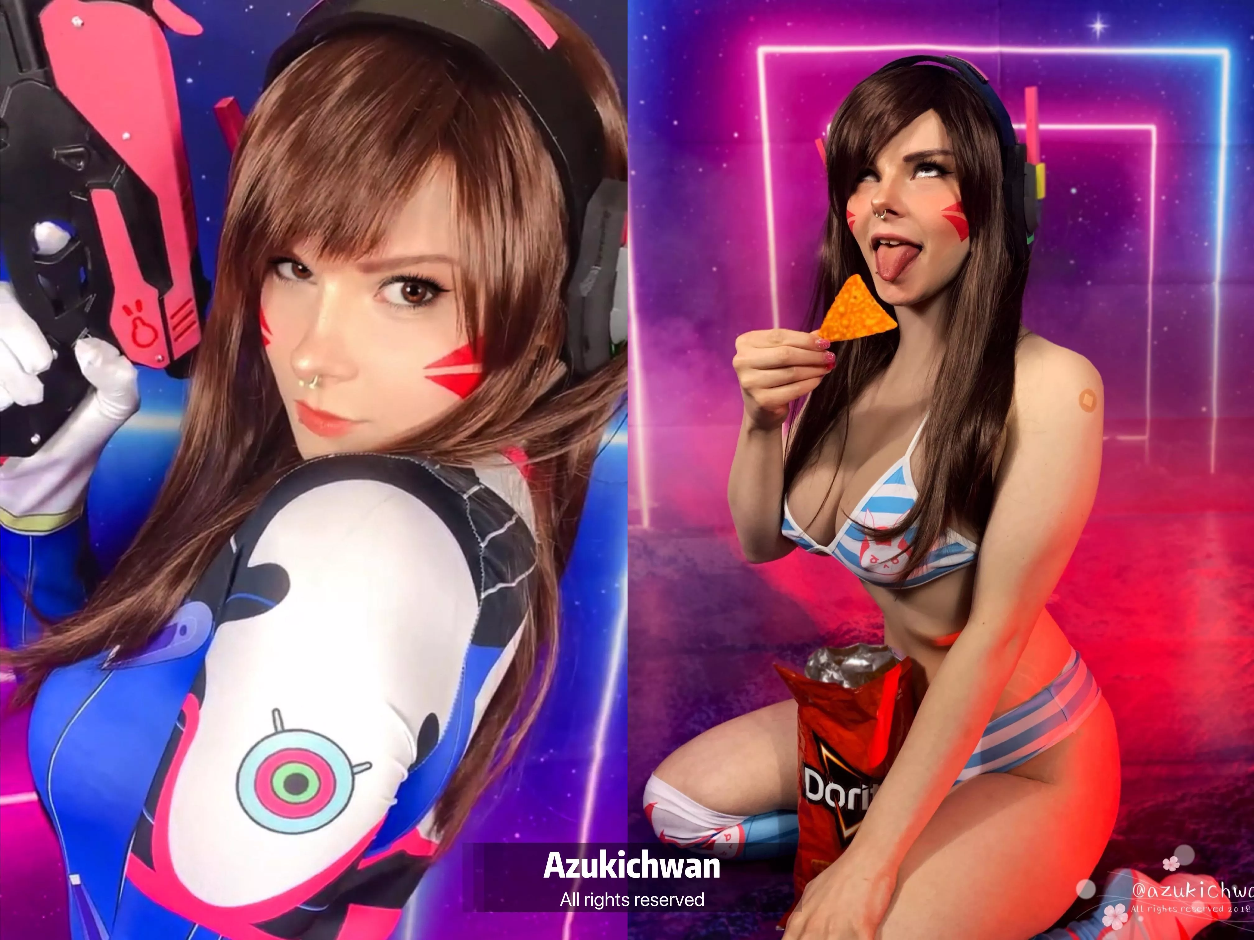 Lewd D.Va Cosplay By Azukichwan posted by youraltbarbie