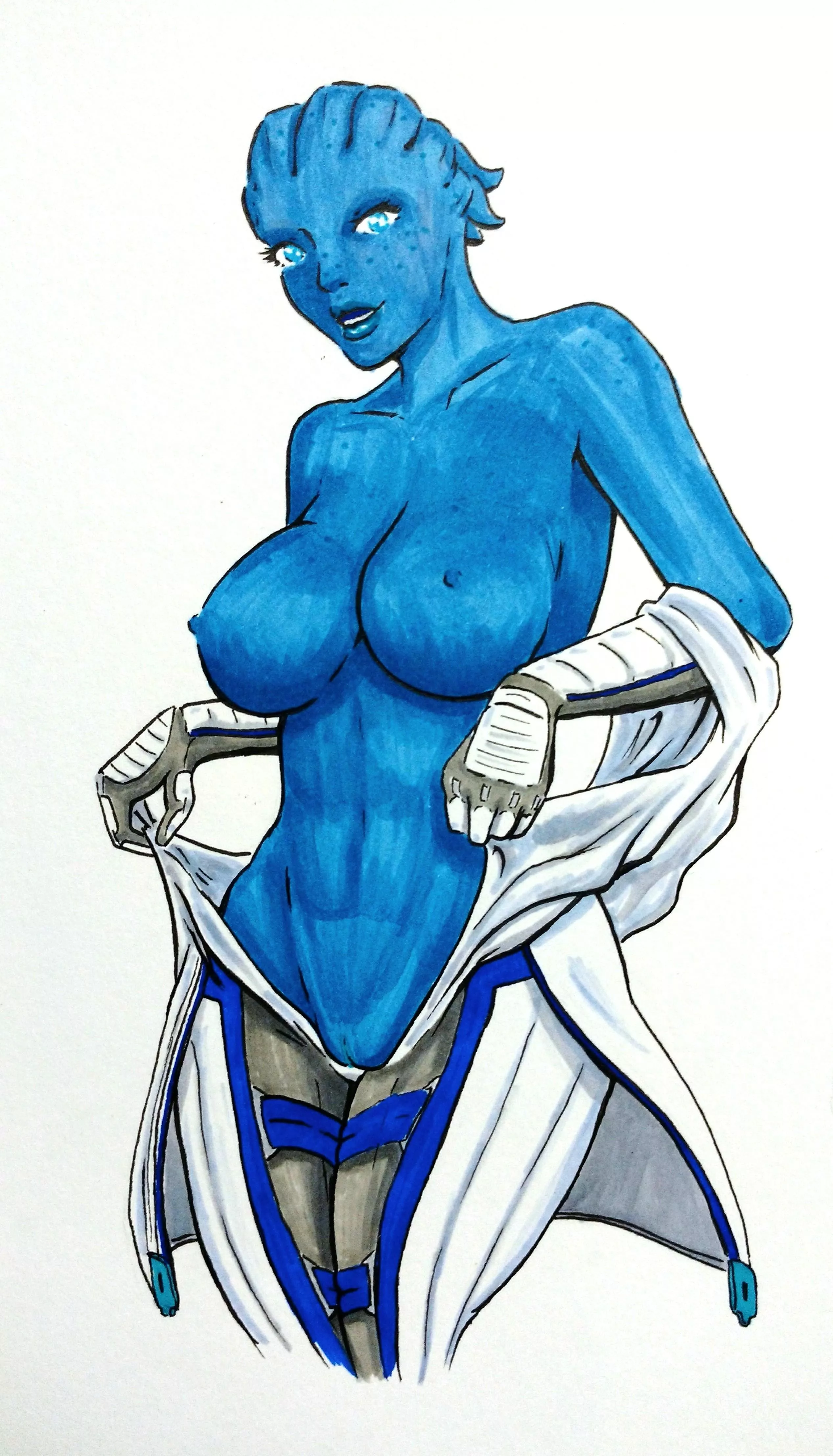 Liara losing her clothes posted by TheShipEcclesio