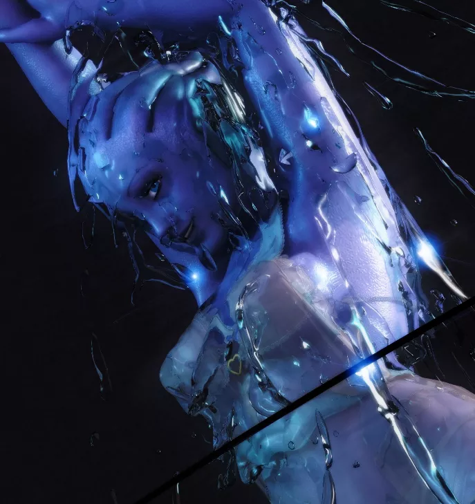 Liara makes a splash (darklorddiid) posted by shallowtupperware