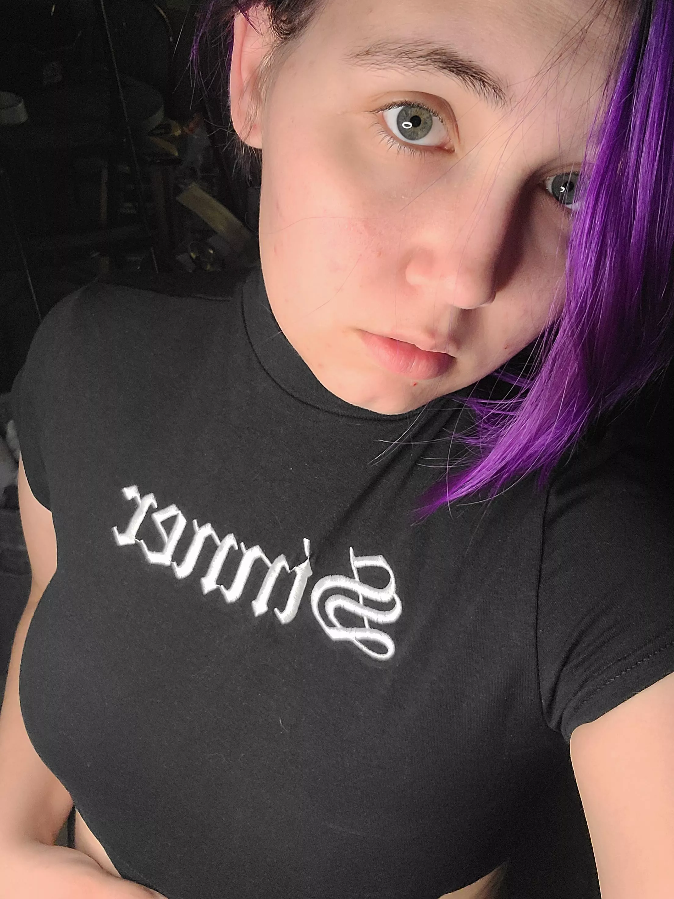 Like my crop top? 🥰 posted by SpaceBunnyLuna