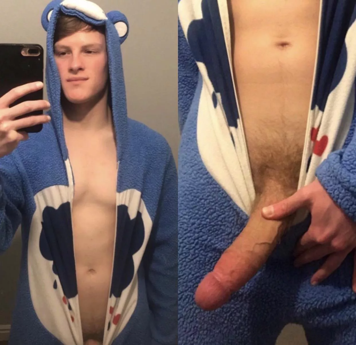 Like my onesie? 💙 posted by onceuponatwink