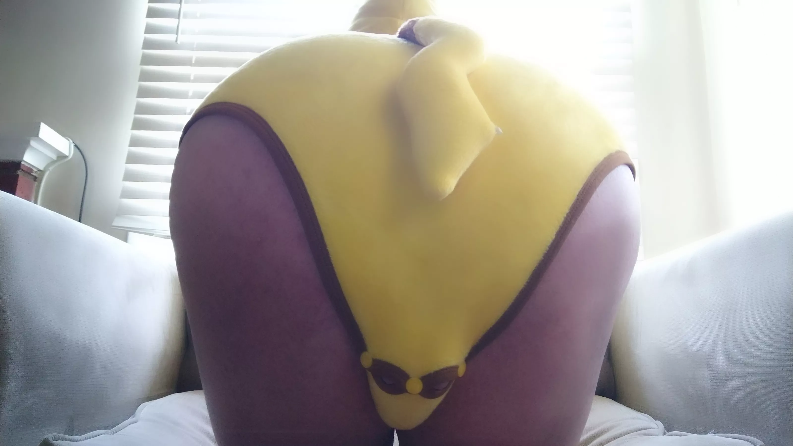 Like my Pikachu butt? posted by KinkyEmmie