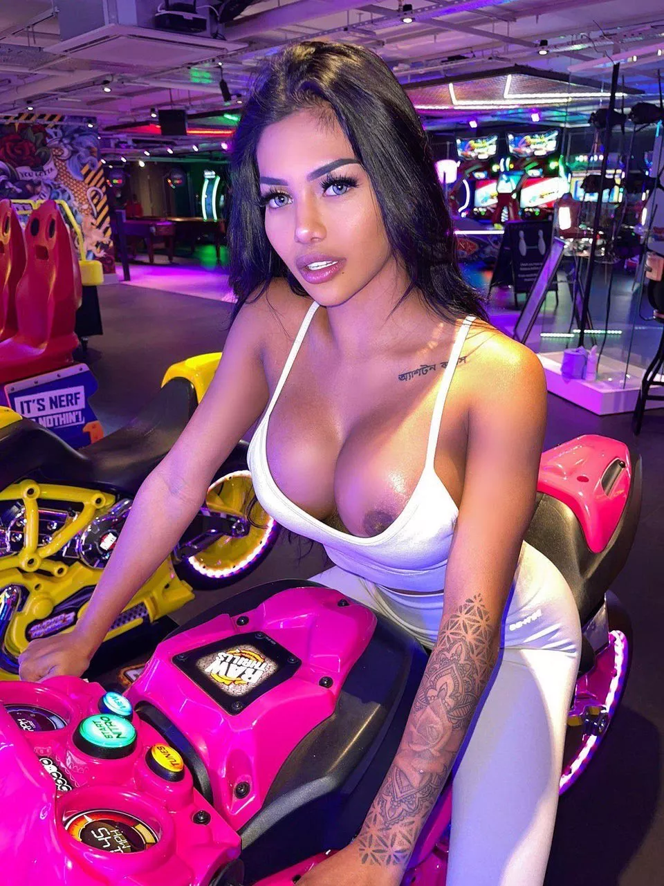 Lil slip at the arcade posted by Ijustwannaj3rk