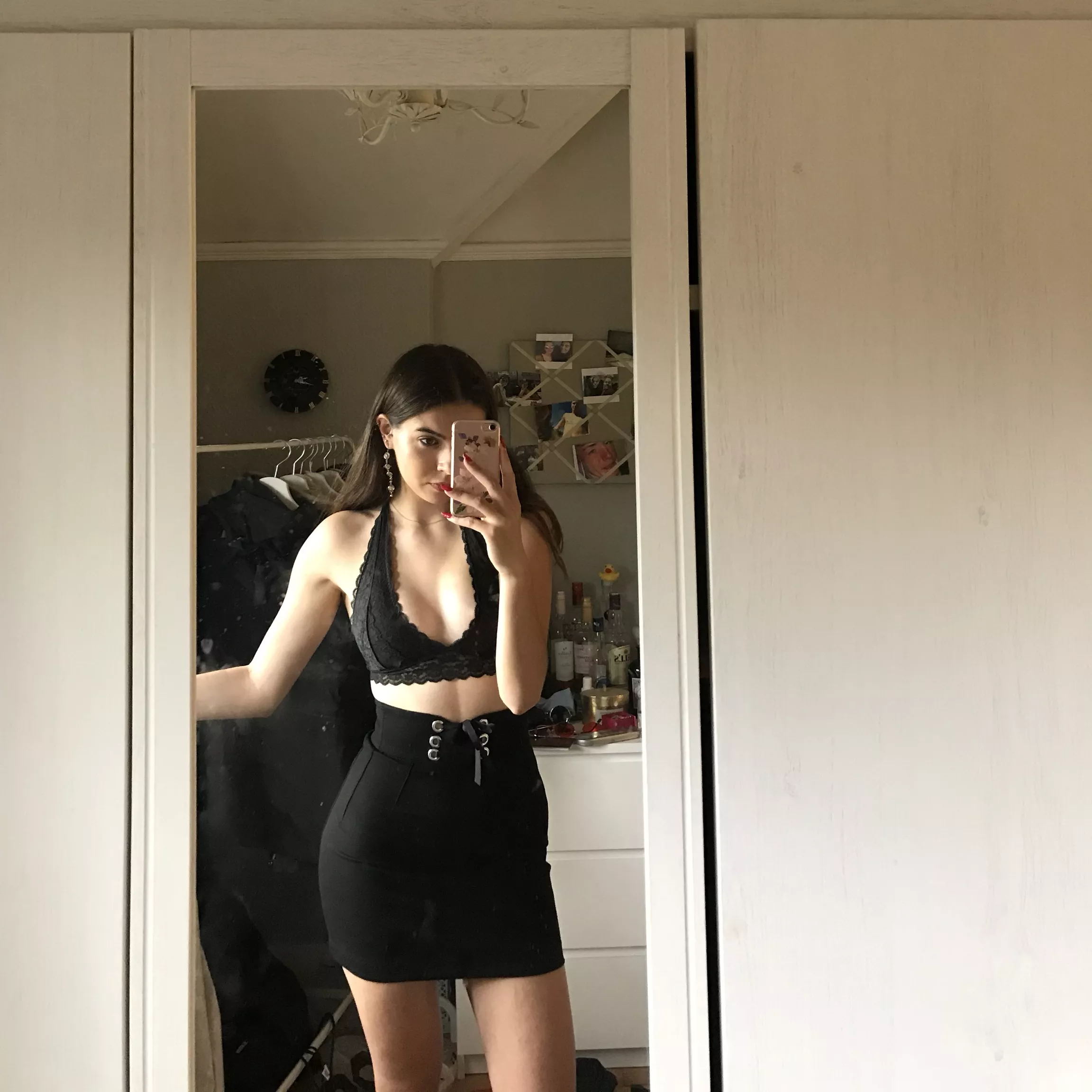 little black skirt posted by skirtloverx