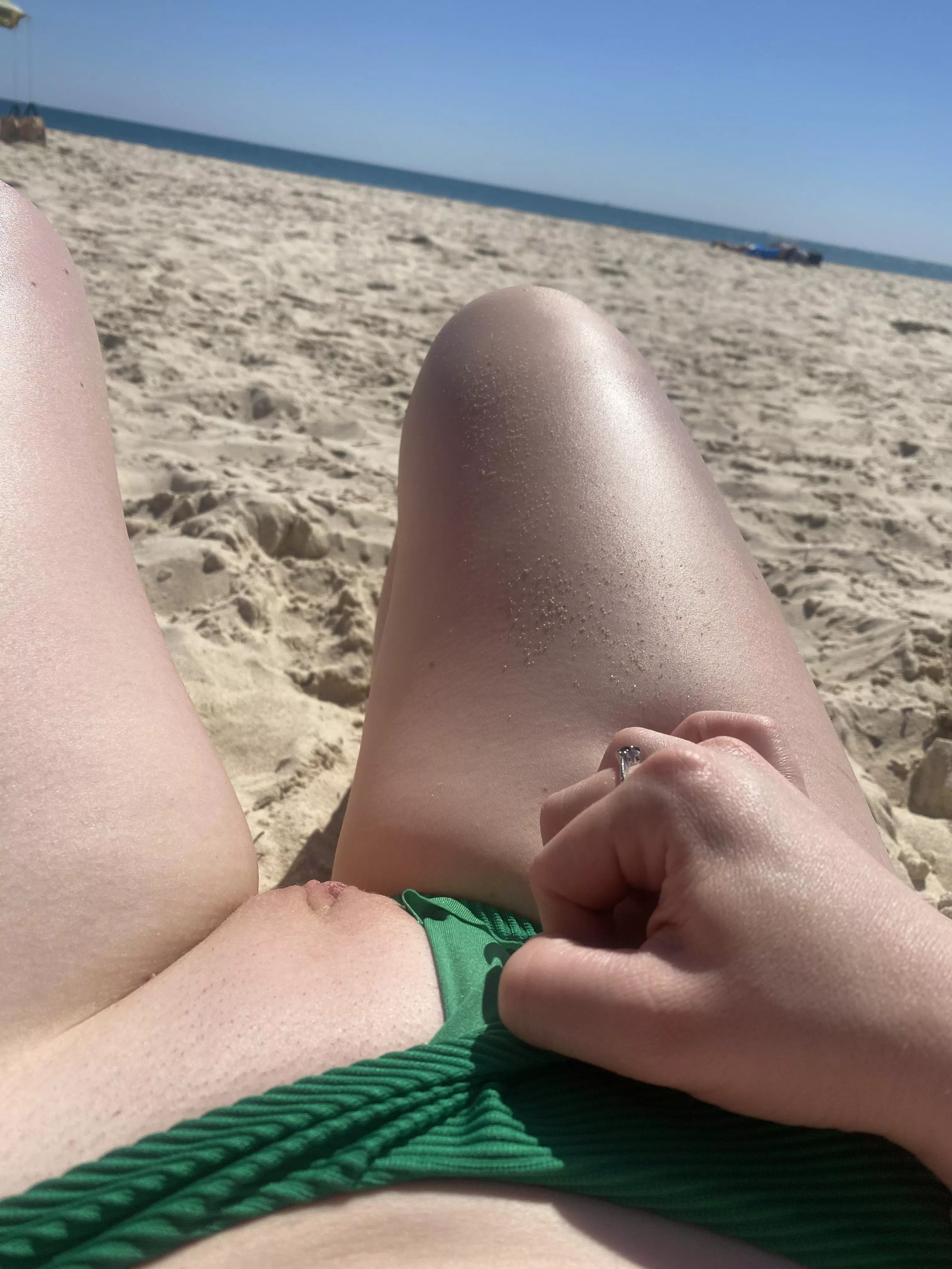 Little fun at the beach. 😉😘 [f] [c] [oc] posted by sexyclass