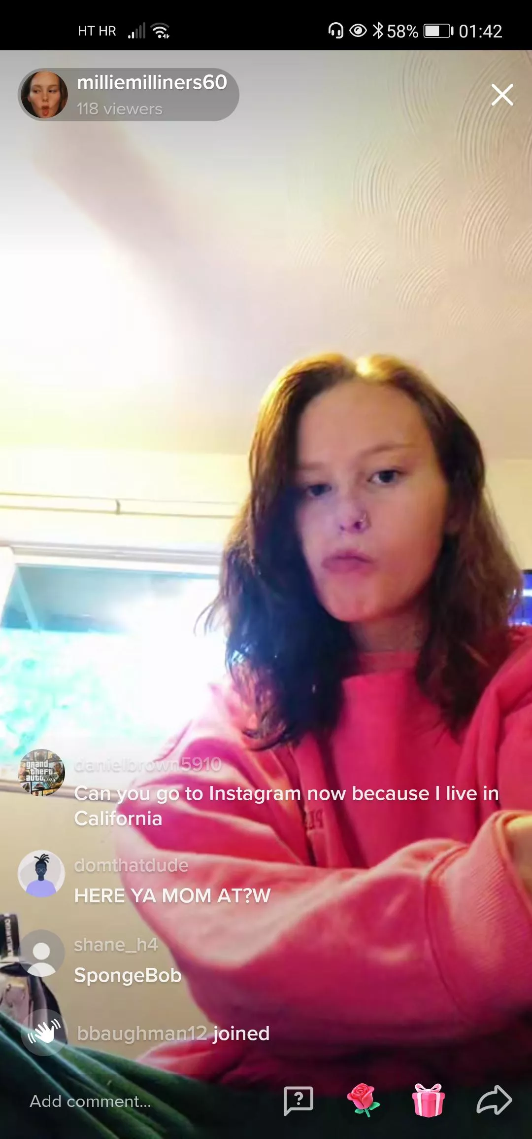 Live on tiktok posted by cheekyos92