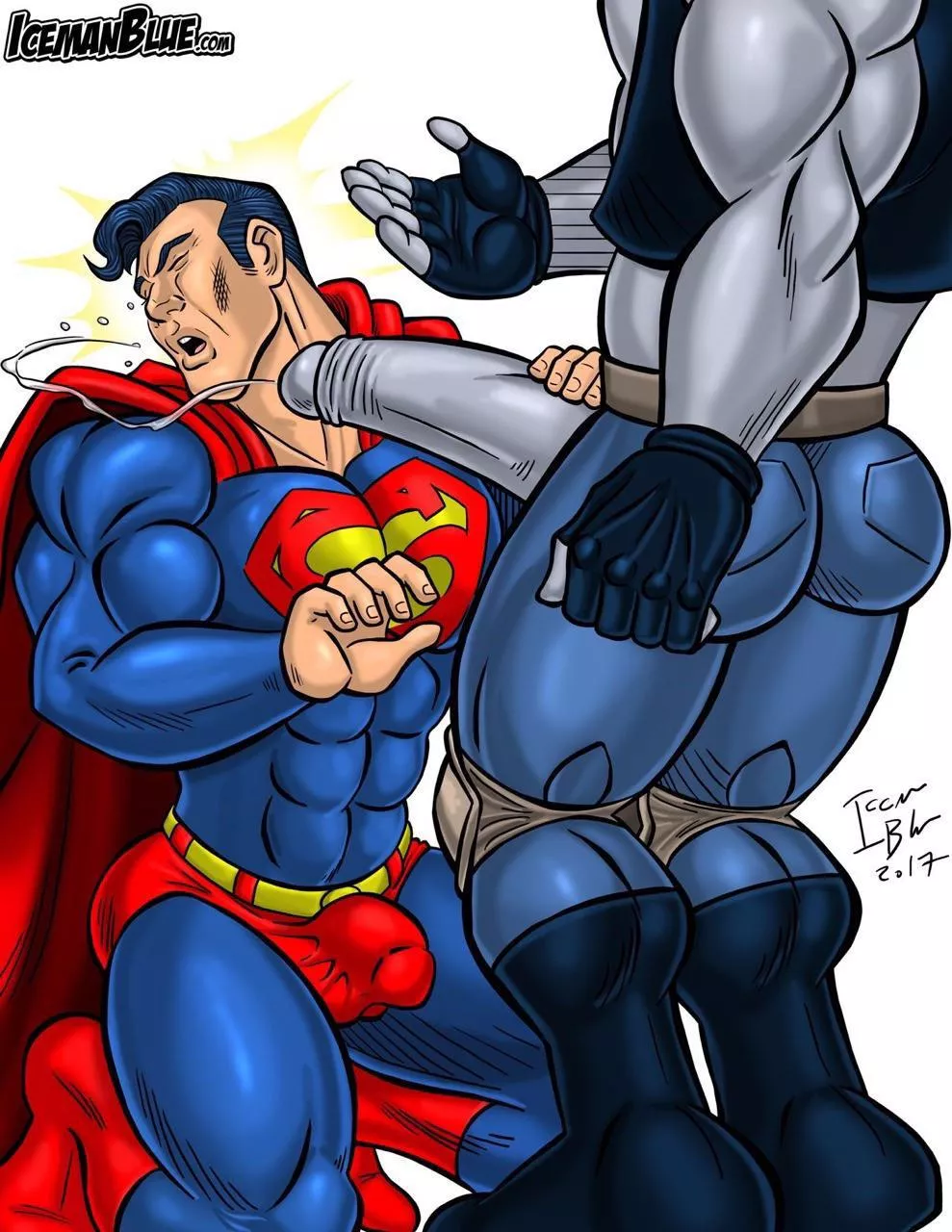 Lobo and Superman (IcemanBlue) posted by Wakabomb