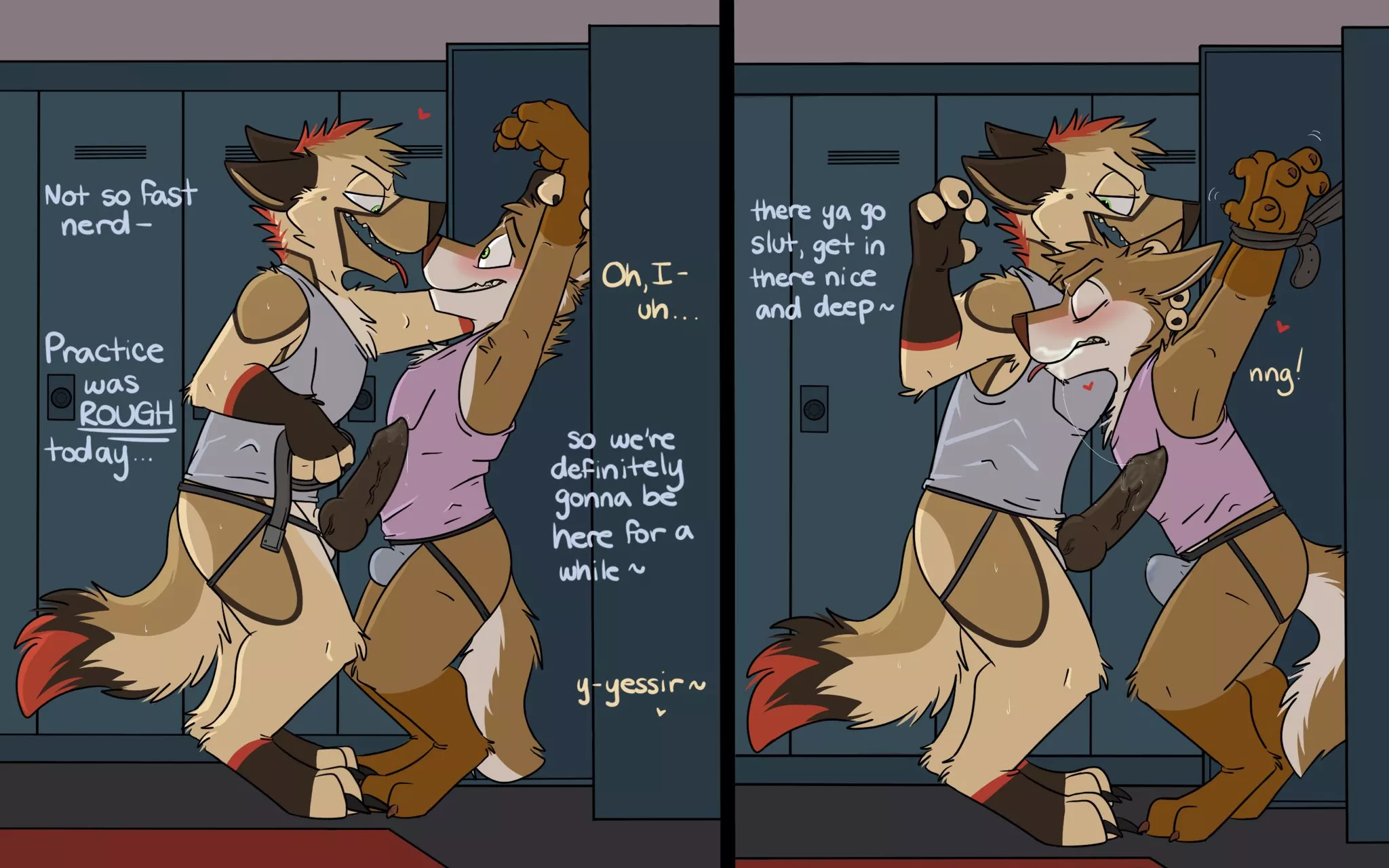 Locker Room Bullying (robbie_draws) posted by DL2828