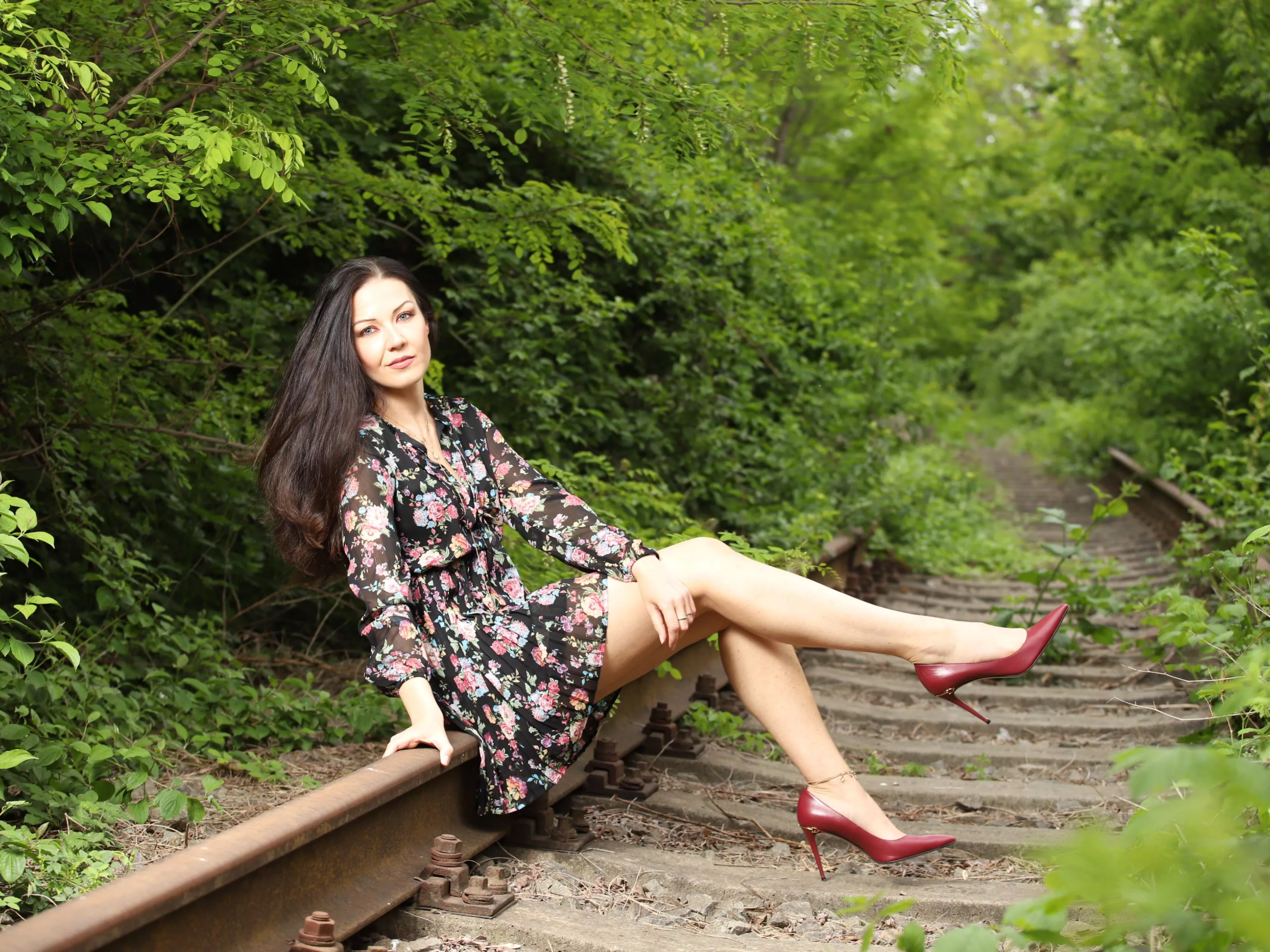 Long legs and a floral sundress posted by slavena_slavic