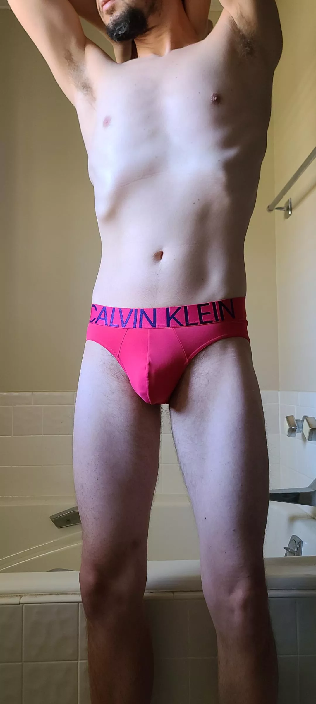 Long legs in pink briefs posted by yellerstone