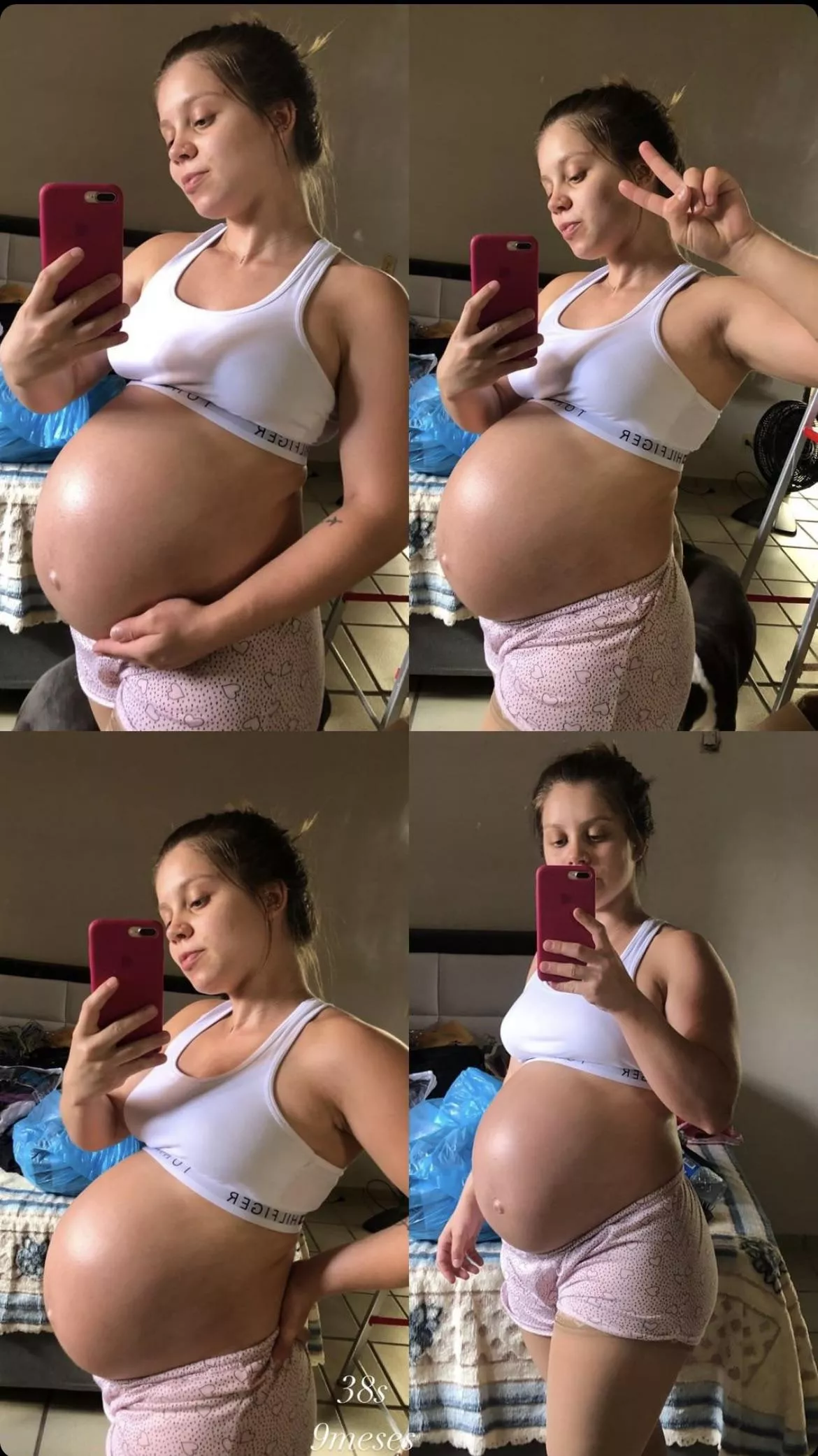 Look at my beautiful bump! Do you like it babes? Let’s maybe have some enjoyable fun. What do you say? 😘😈🤰🏻🤰🏻🥰 posted by Bianca_Perez_