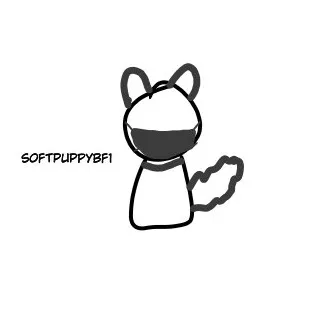 LOOK how cute this little minimalist Avi that @petplaycomic made for me for free on Twitter 😭🐶🖤. They have cute little comics too they make. So wholesome. posted by softsoftpup