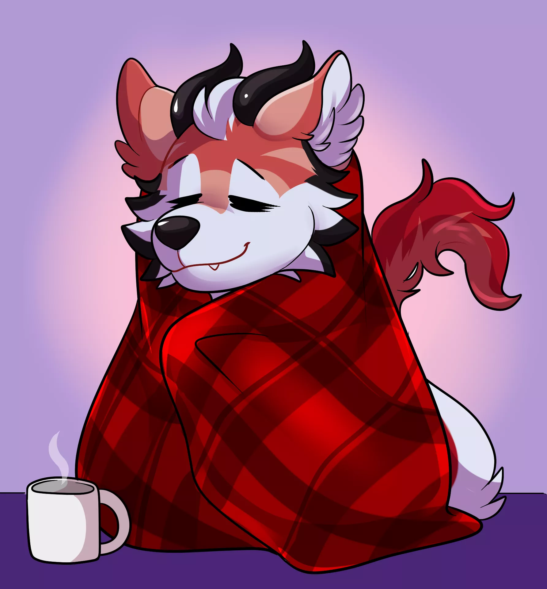 Looking cozy (art by @ectodrool on twitter) posted by yeet1231237