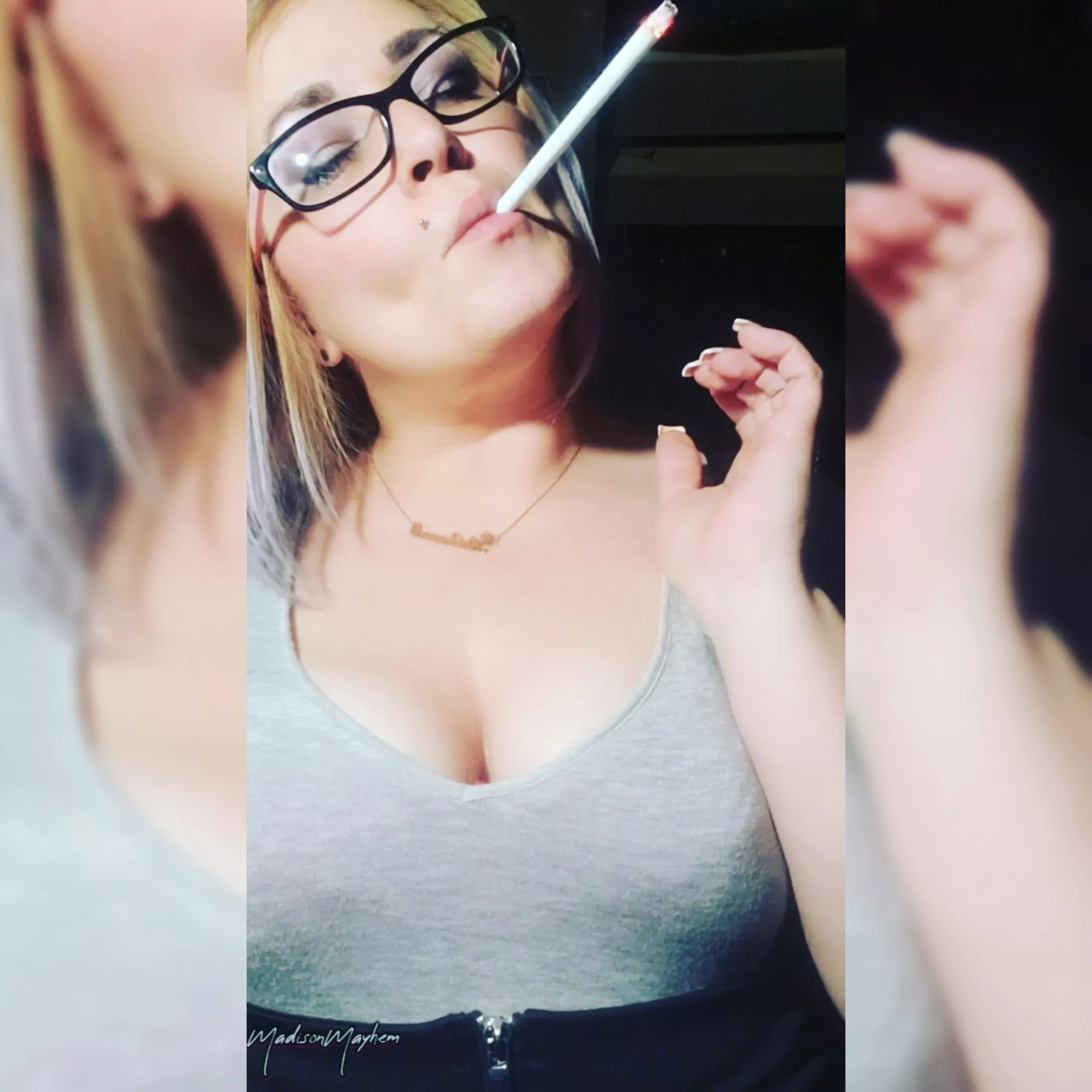 Looking forward to the New Year! Big things are in the mix 🚬💨🖤🎀🖤 posted by Madison_Mayhem