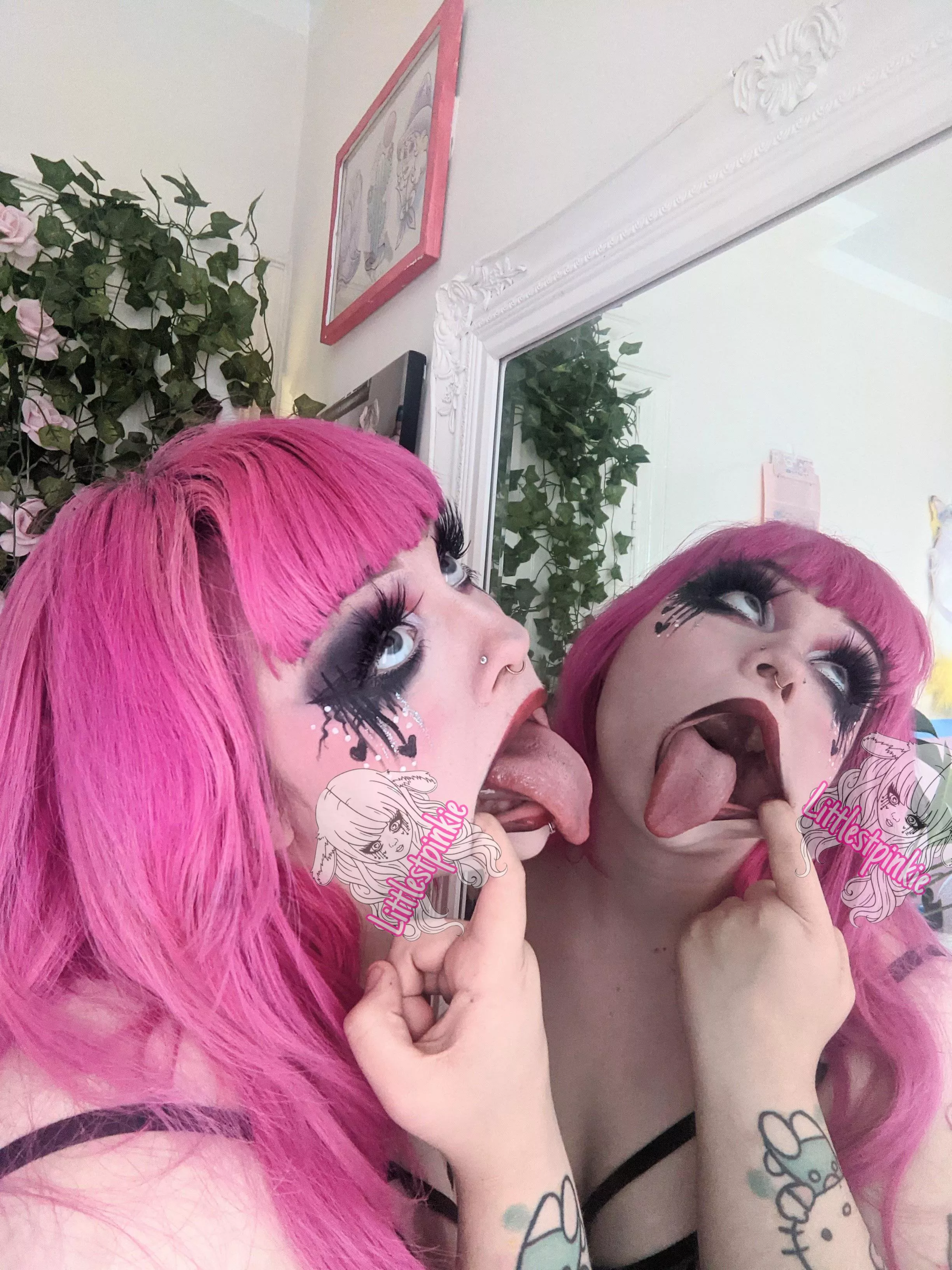 Looking silly and cum drunk <3 posted by littlestpinkie