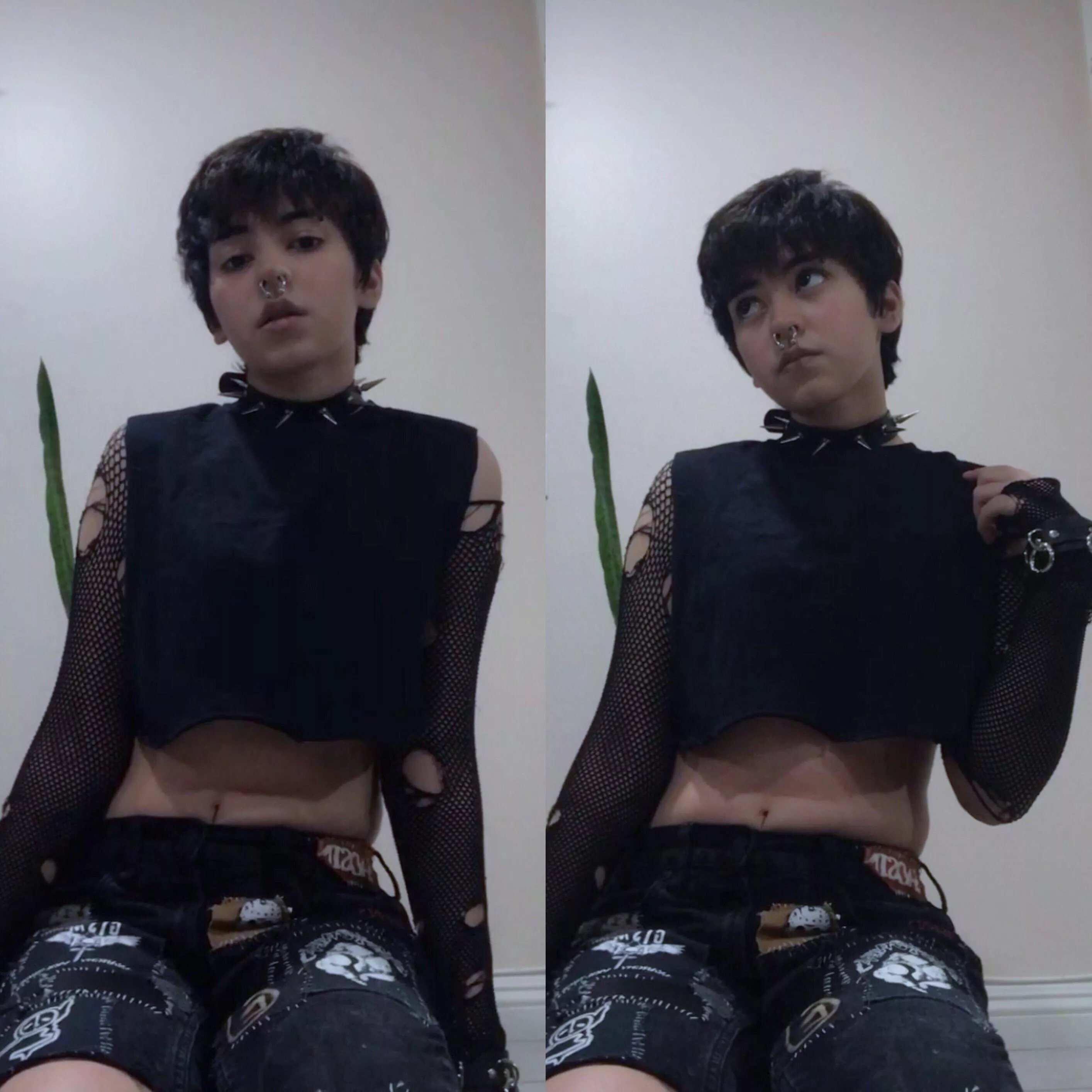 love cropped tops but don’t really like wearing them cuz i hate my tummy xc posted by crustcx