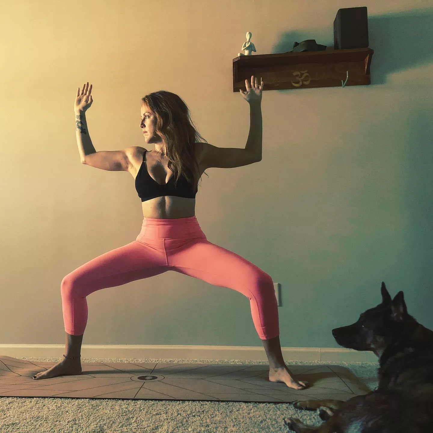 Love doing yoga at home! posted by RubyRoundhouseXO