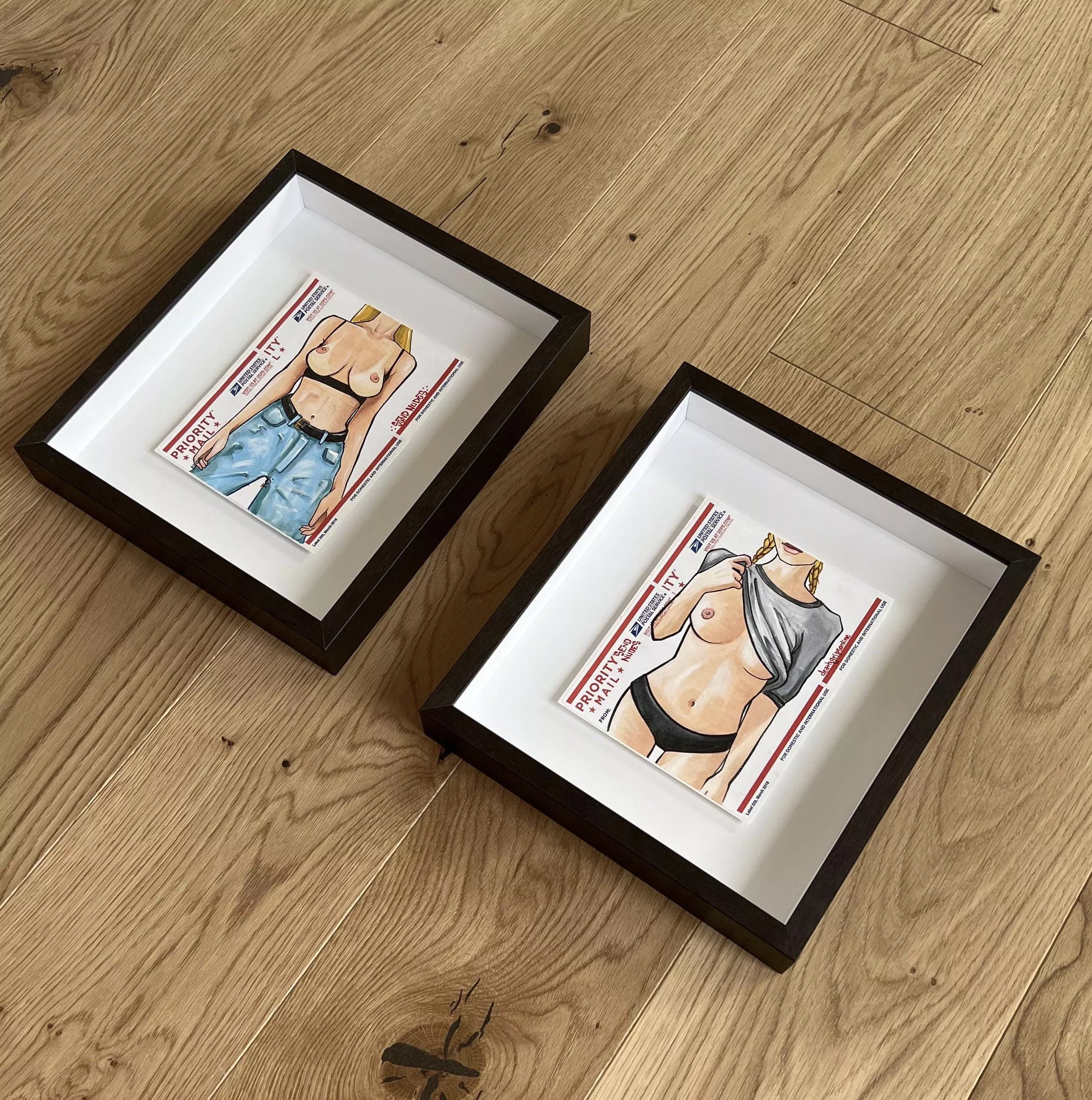 Love getting pictures of them framed!!! posted by postalnudes